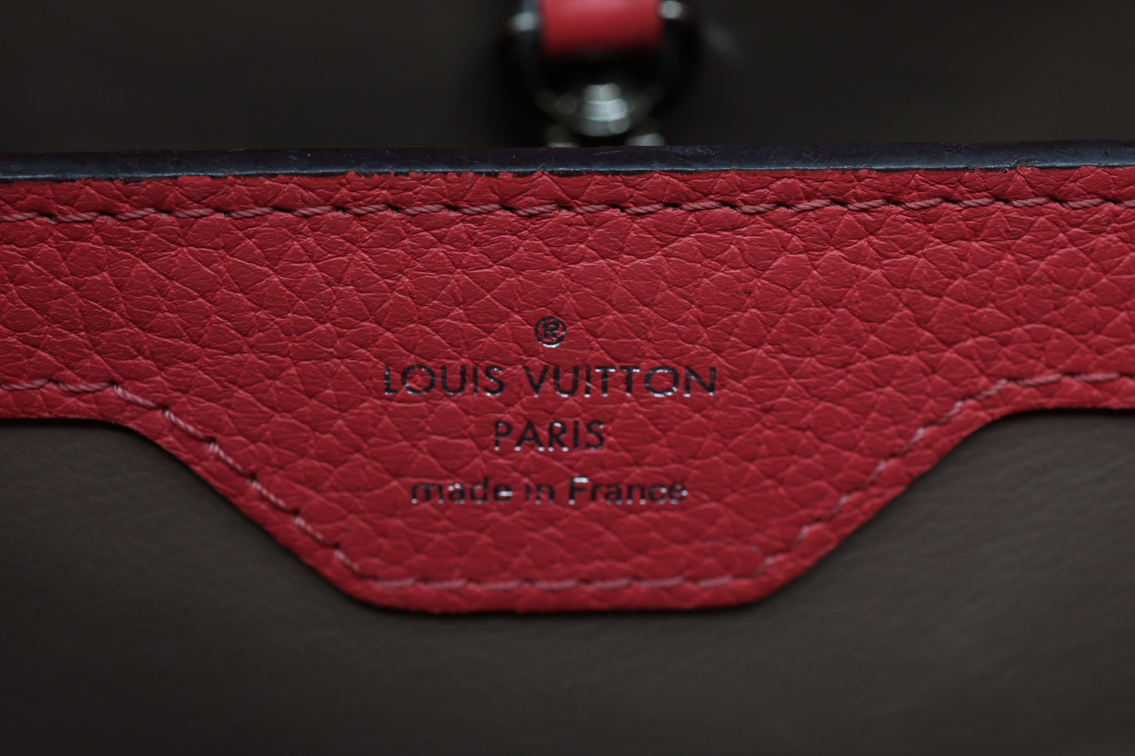 Louis Vuitton Capucines BB Red Taurillon Leather