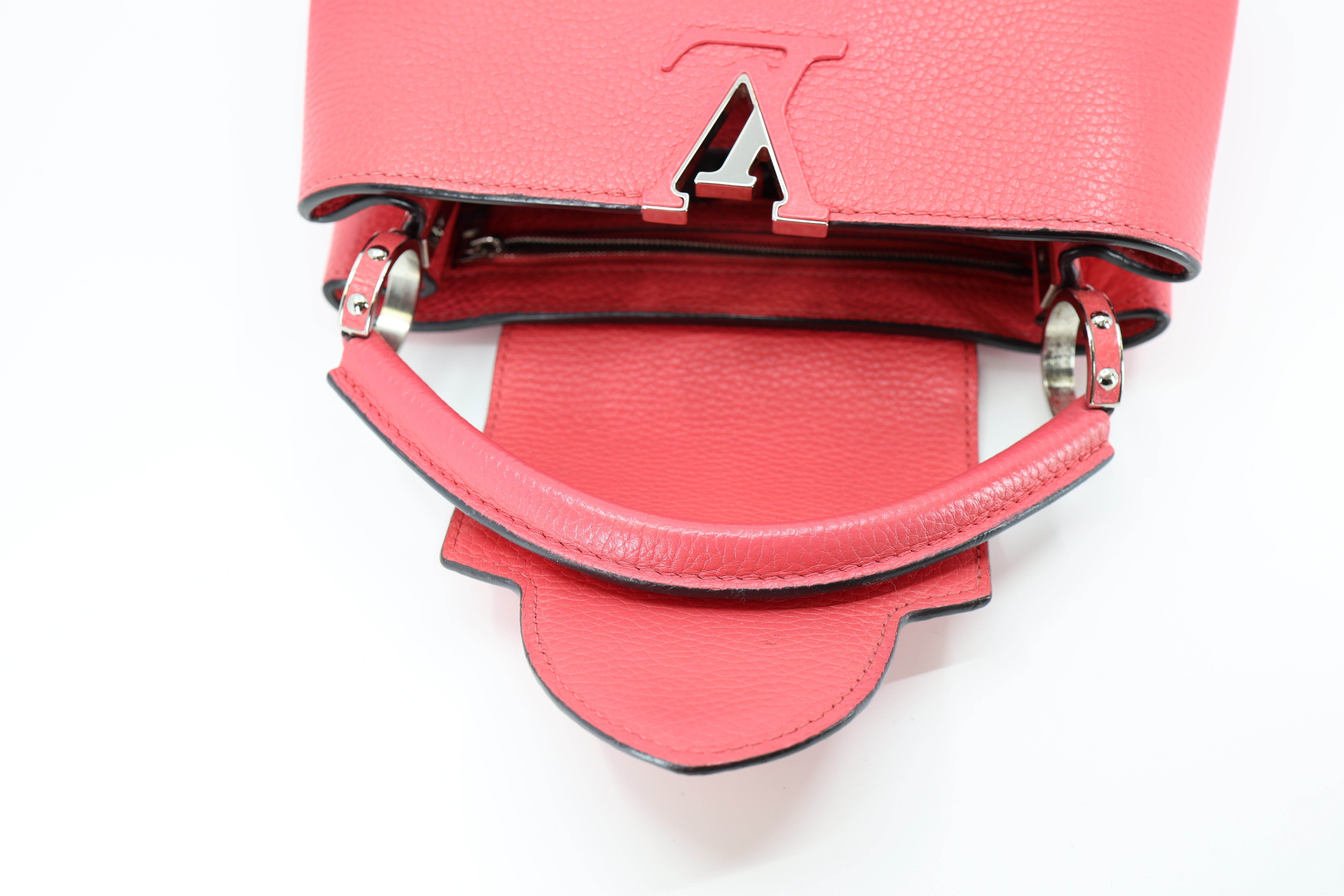 Louis Vuitton Capucines BB Red Taurillon Leather