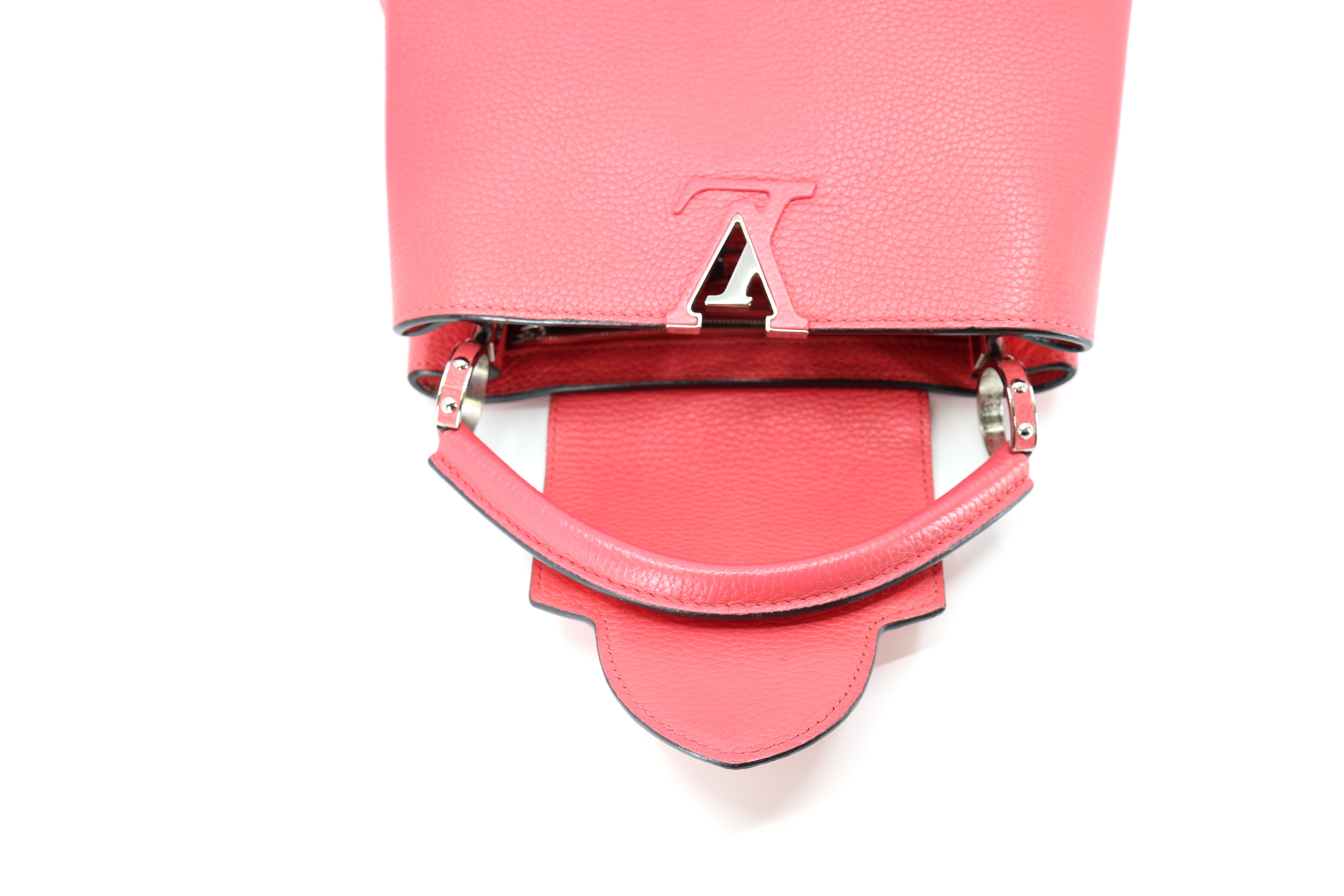 Louis Vuitton Capucines BB Red Taurillon Leather