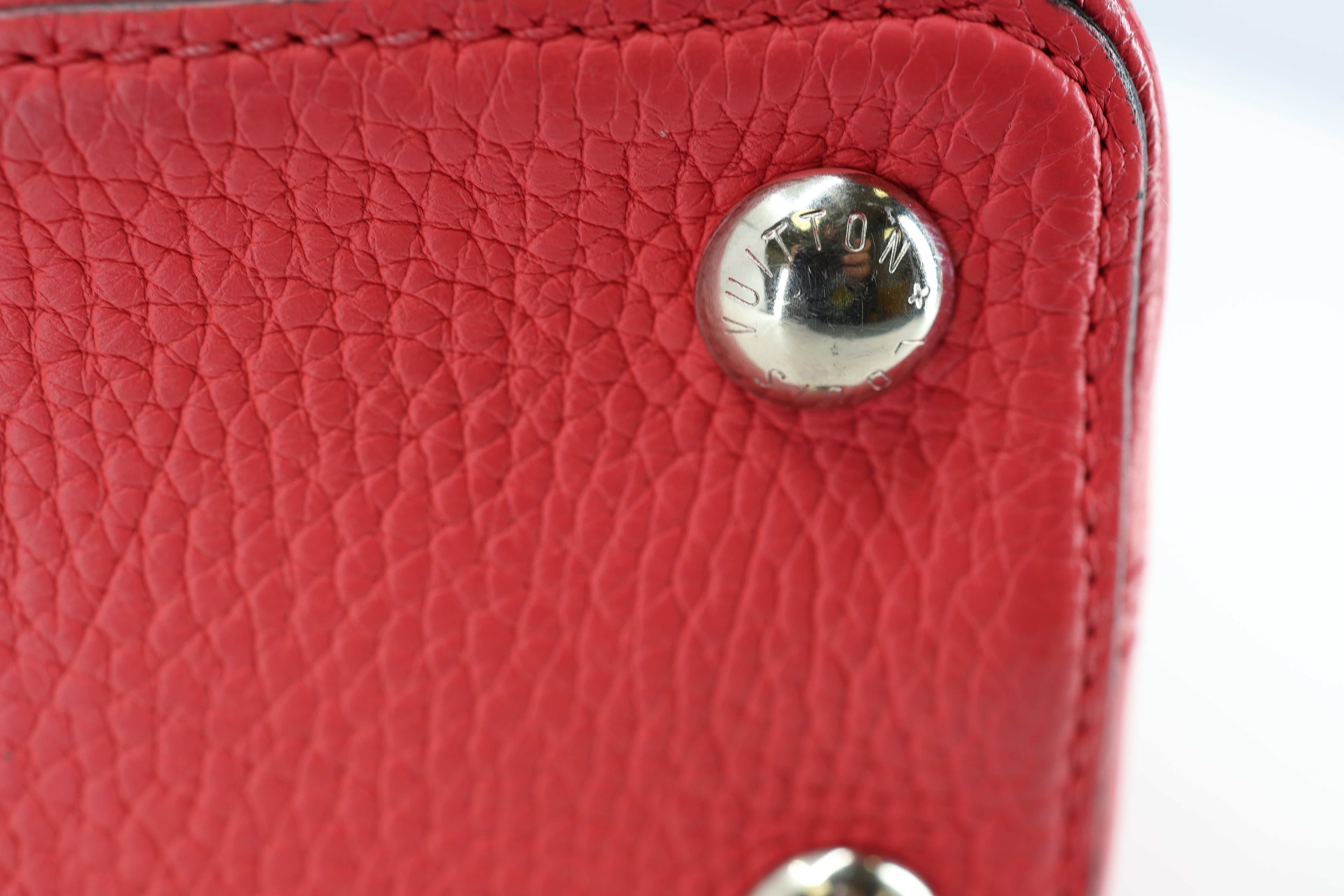 Louis Vuitton Capucines BB Red Taurillon Leather