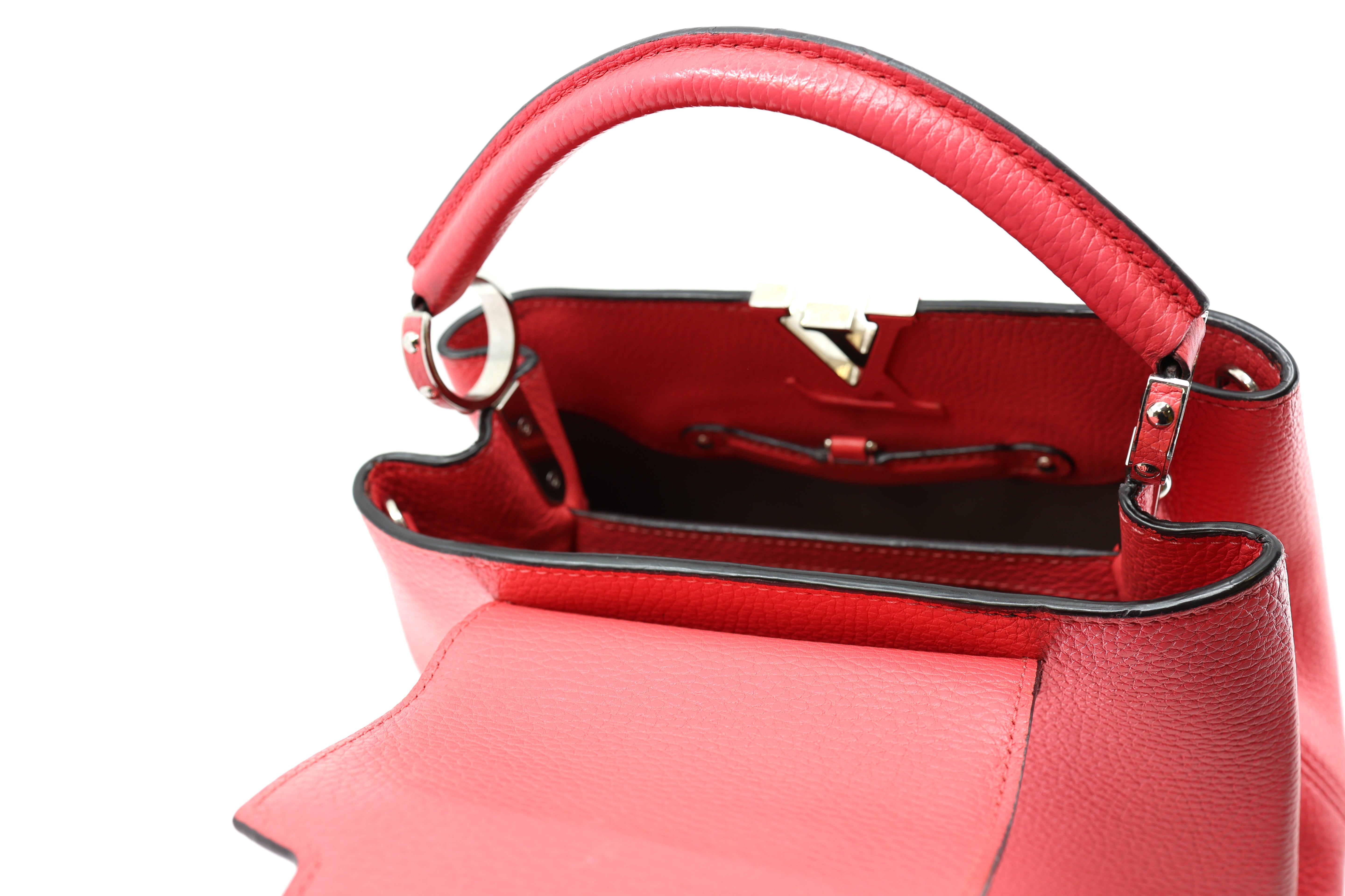 Louis Vuitton Capucines BB Red Taurillon Leather