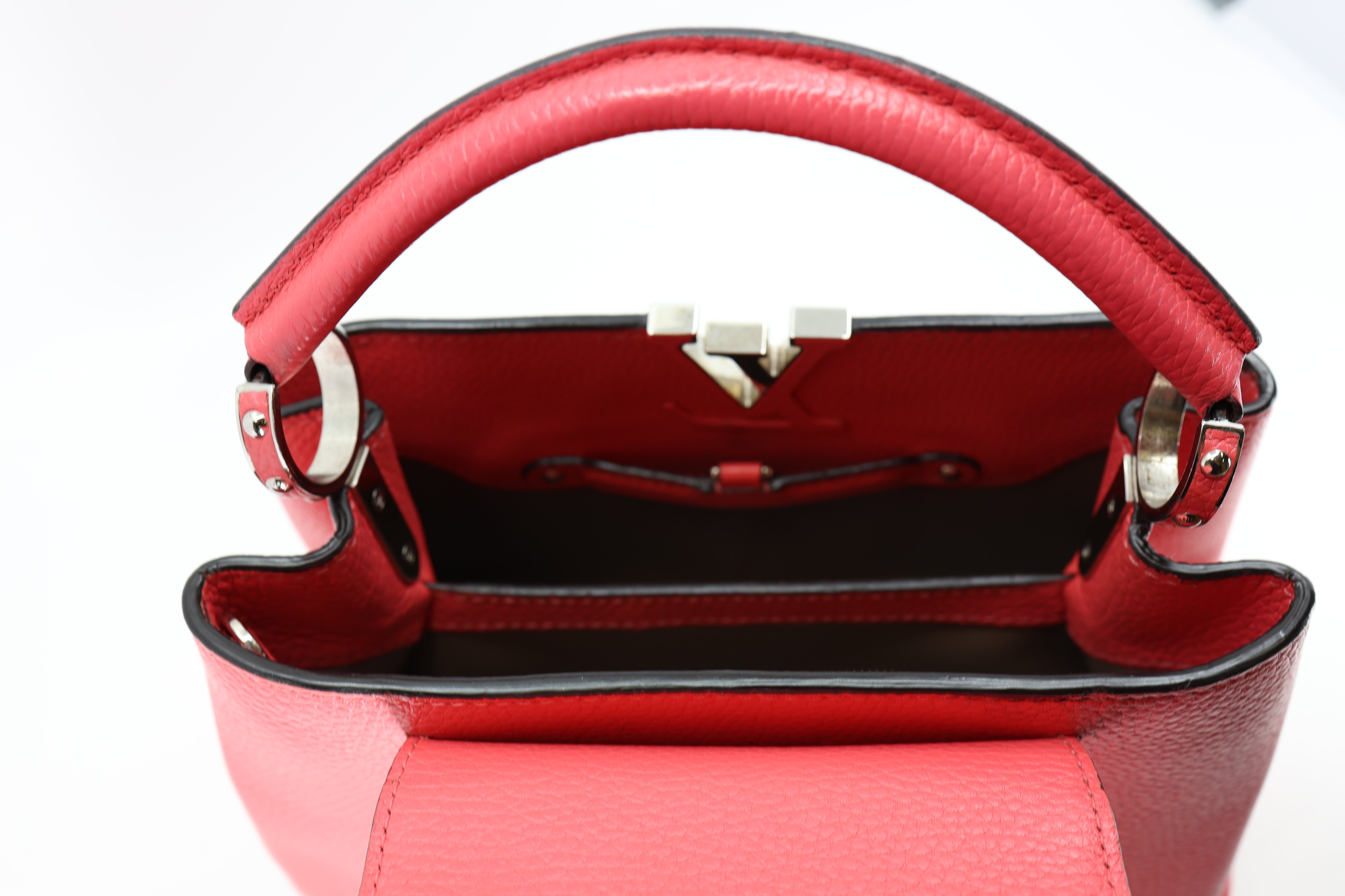 Louis Vuitton Capucines BB Red Taurillon Leather