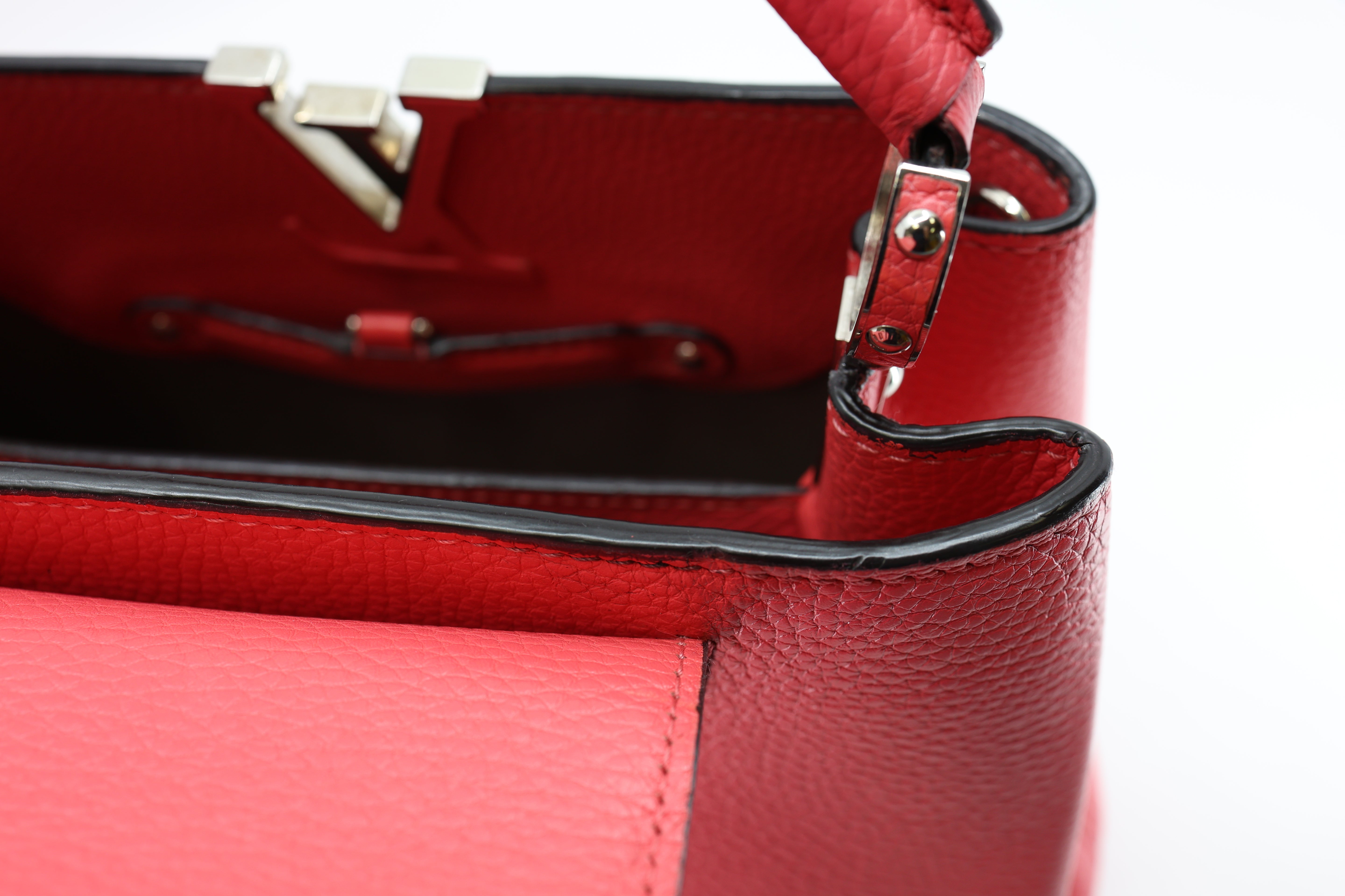 Louis Vuitton Capucines BB Red Taurillon Leather