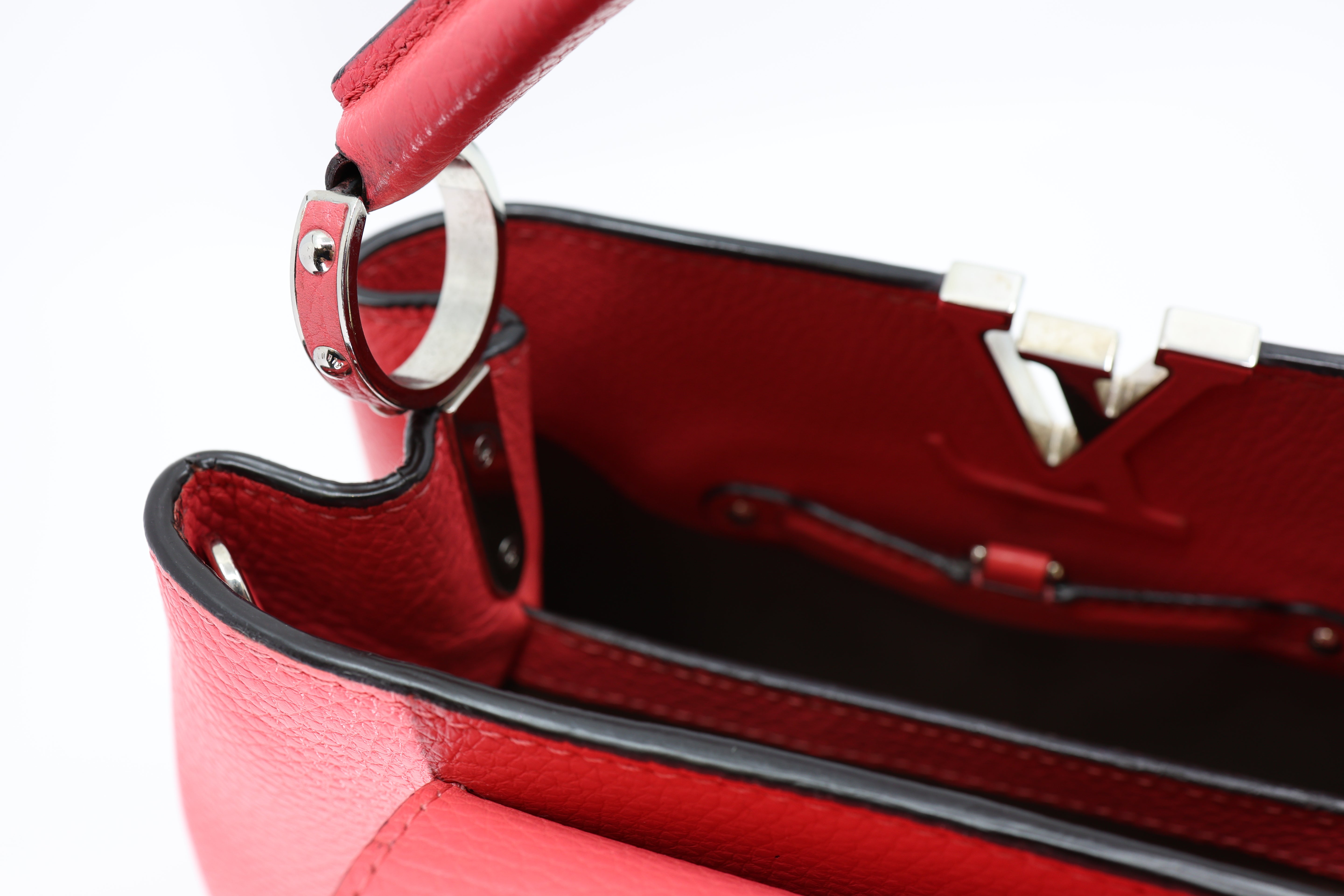 Louis Vuitton Capucines BB Red Taurillon Leather