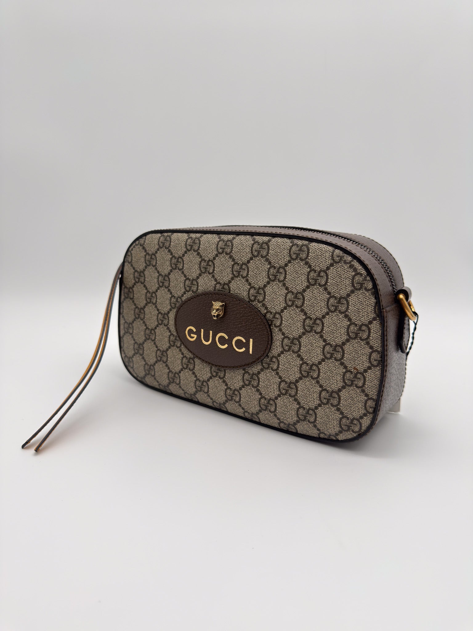 Gucci GG Supreme Monogram Web Neo Vintage Shoulder Bag
