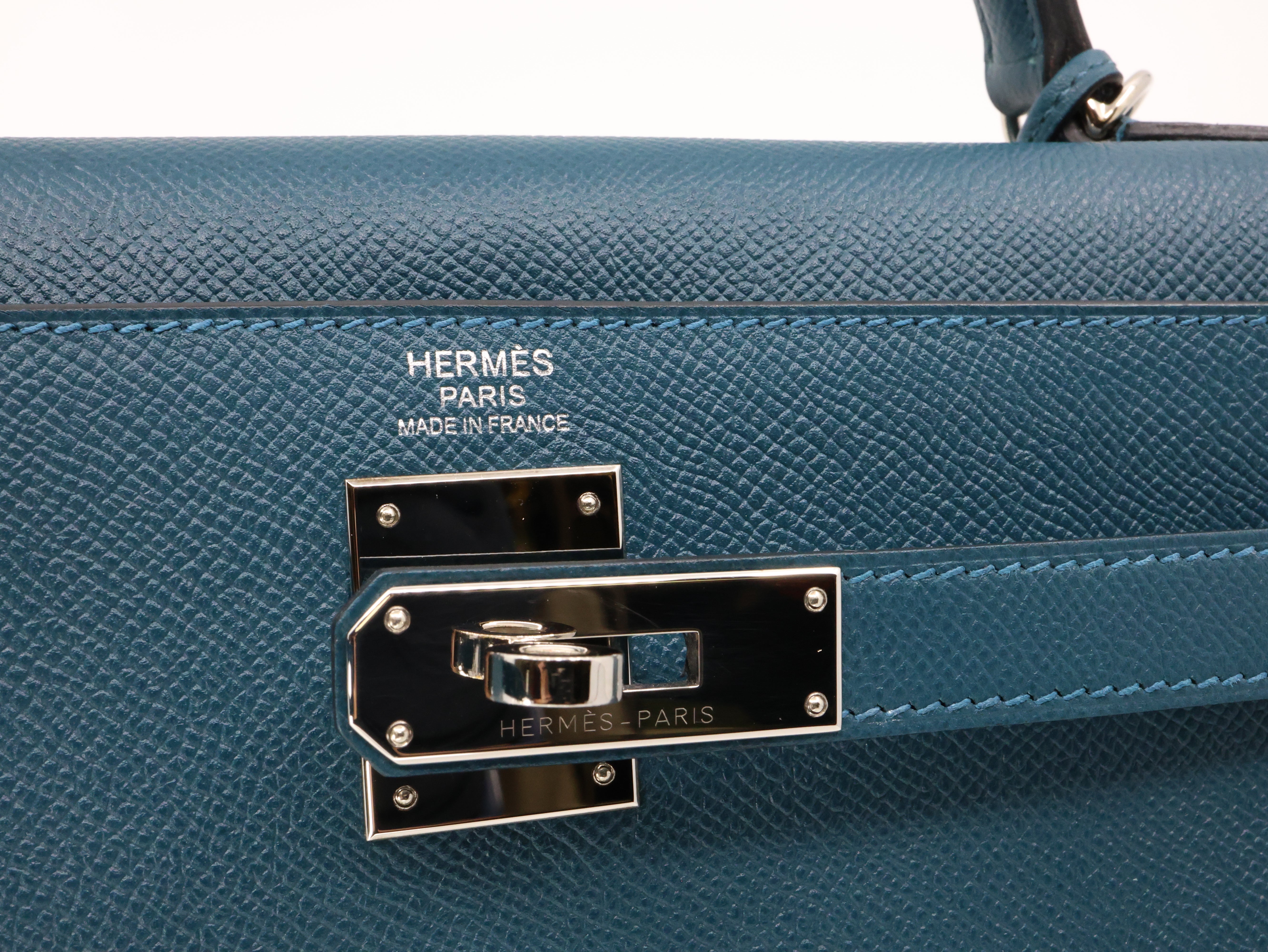 Hermes  Kelly Epsom Sellier 32 Colvert