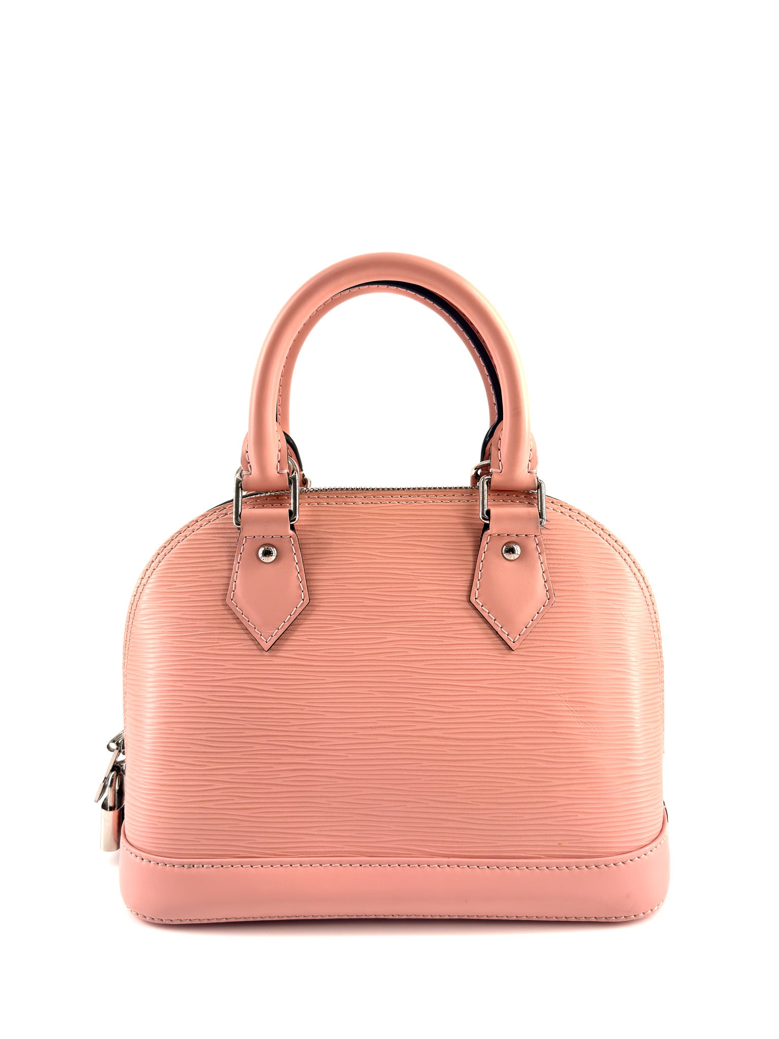 Louis Vuitton Epi Alma BB Rose Ballerine