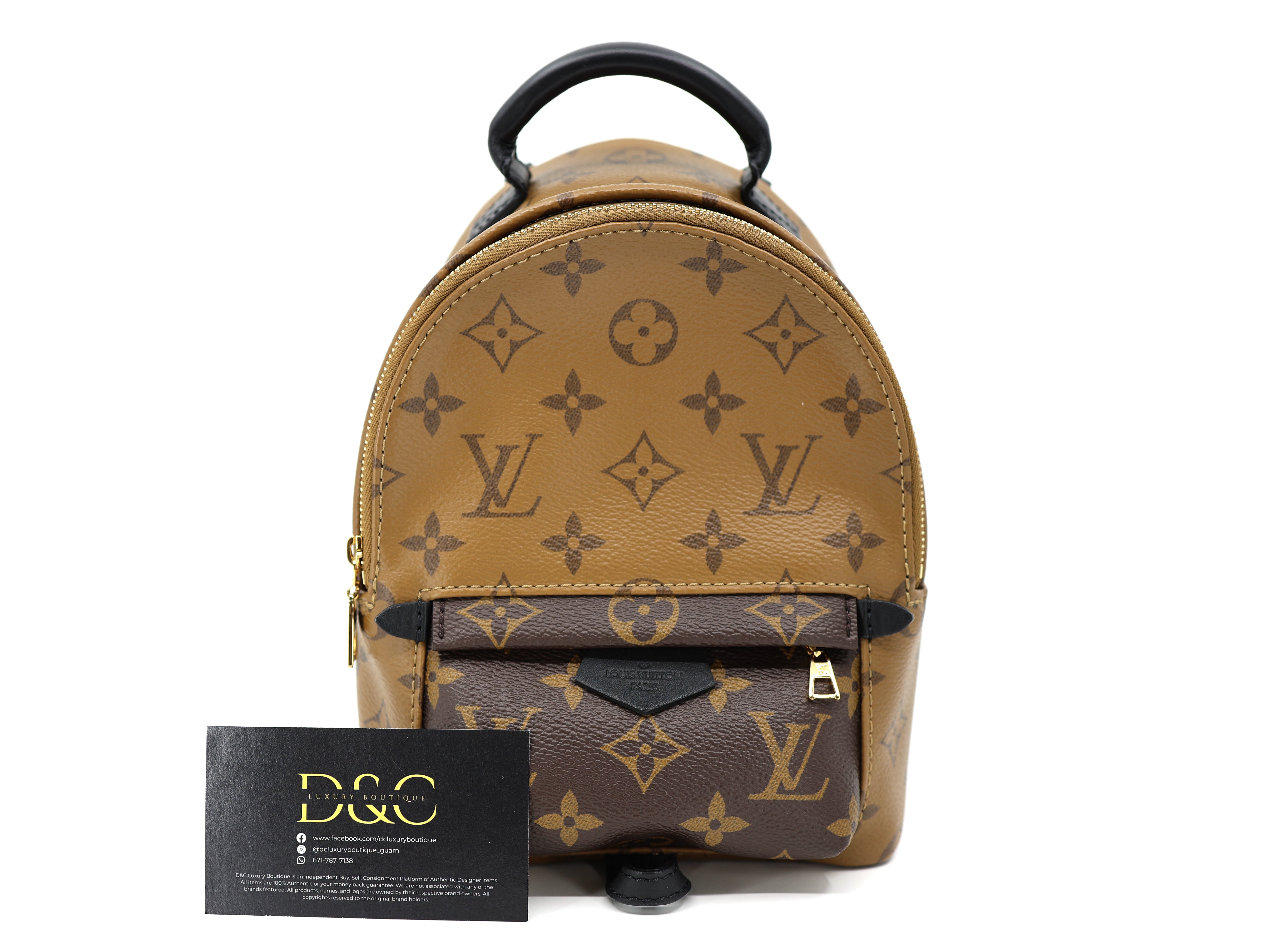 Louis Vuitton  Palm Springs Reverse Monogram Backpack mini