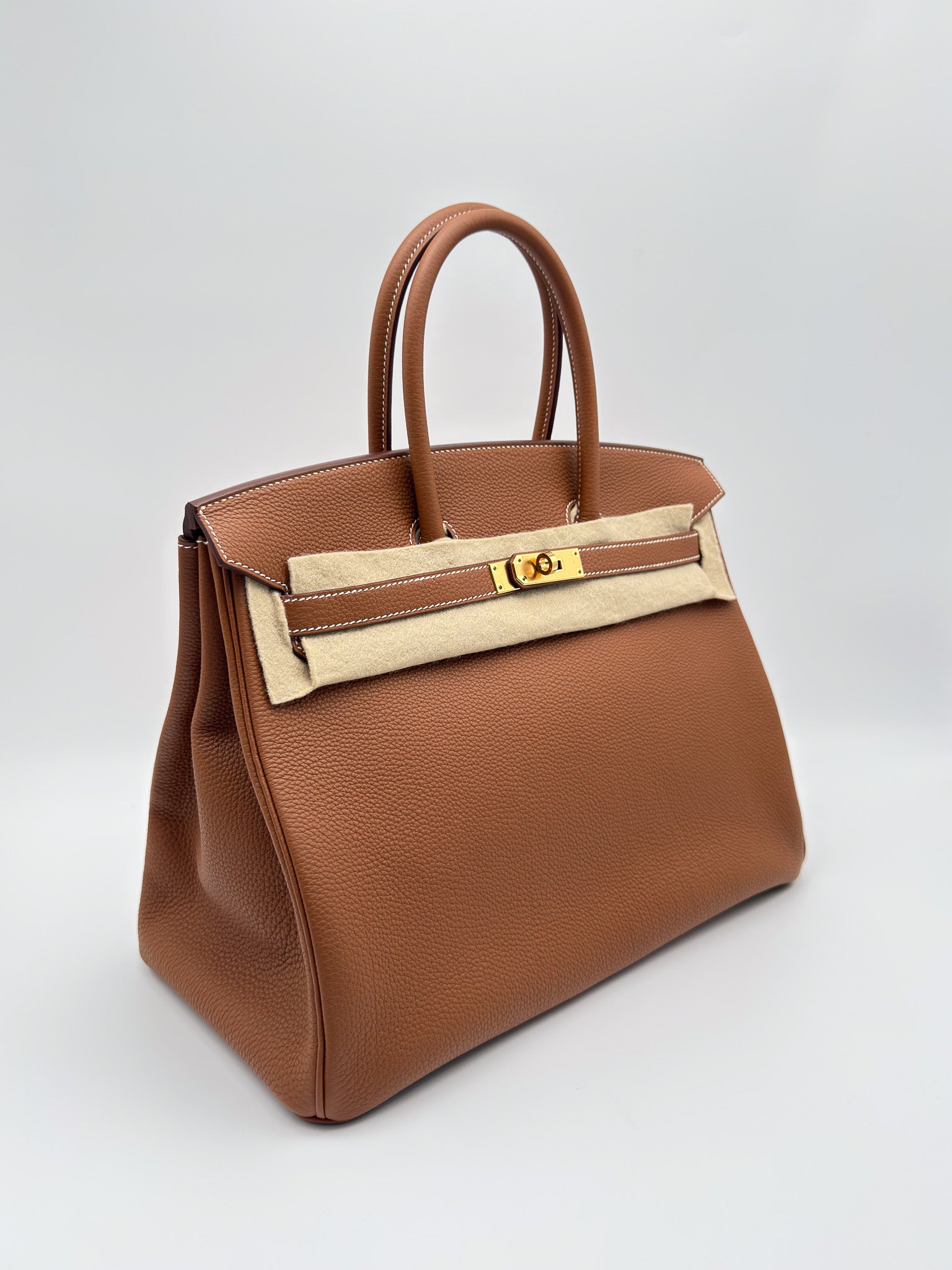 Hermes Togo Birkin 35 Gold