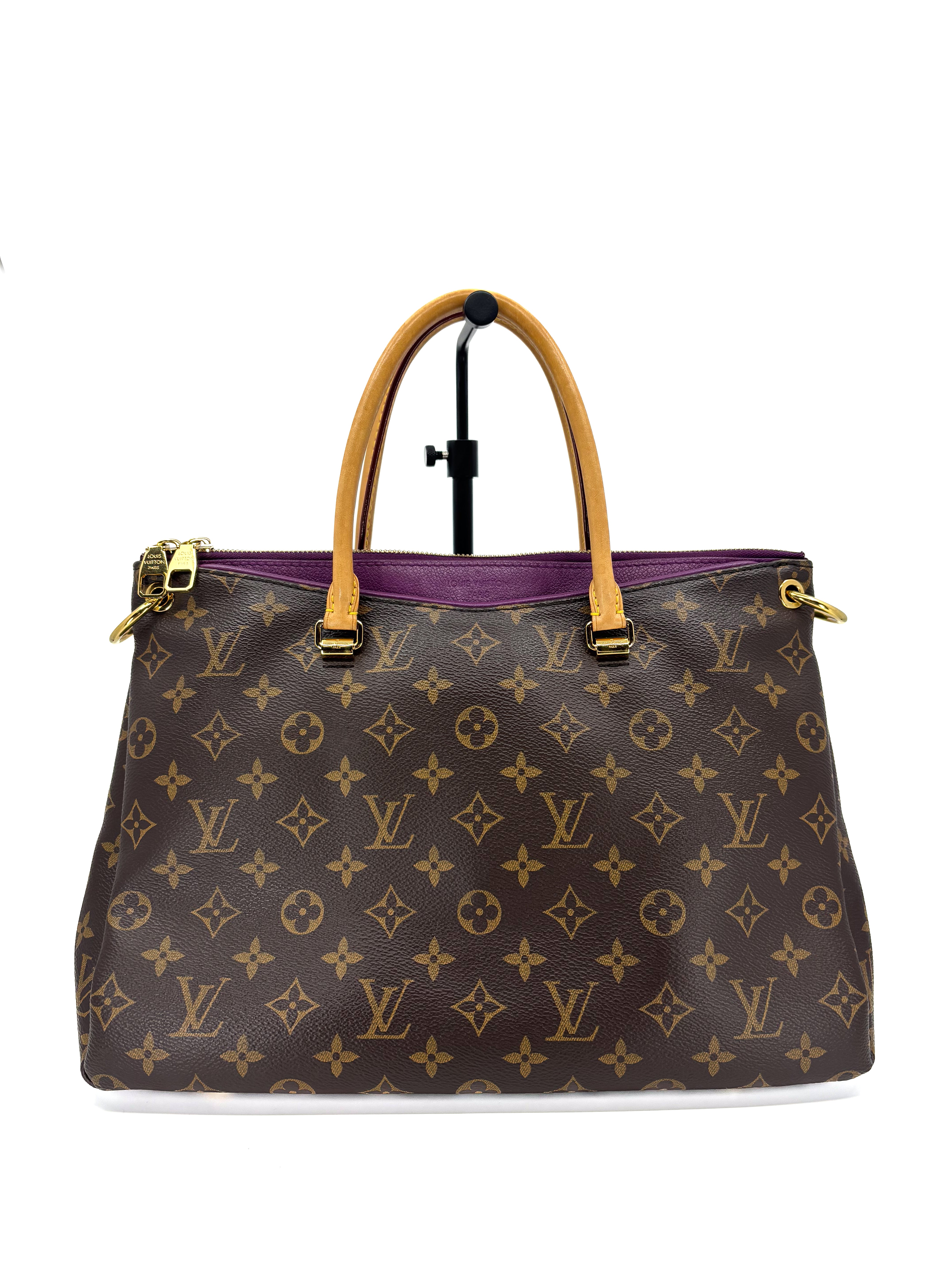 Louis Vuitton Pallas Tote Bag in Aurore Monogram Canvas