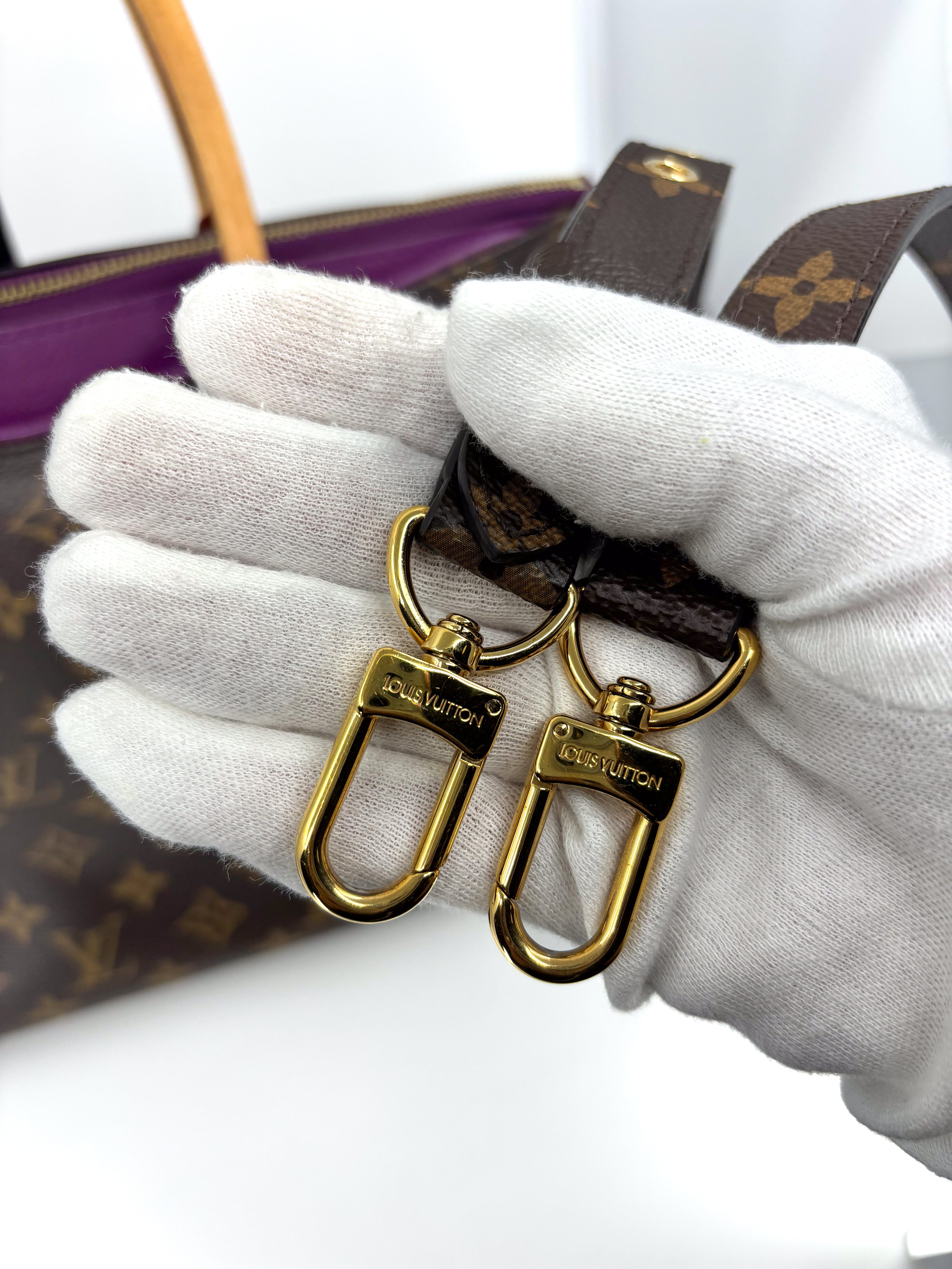 Louis Vuitton Pallas Tote Bag in Aurore Monogram Canvas