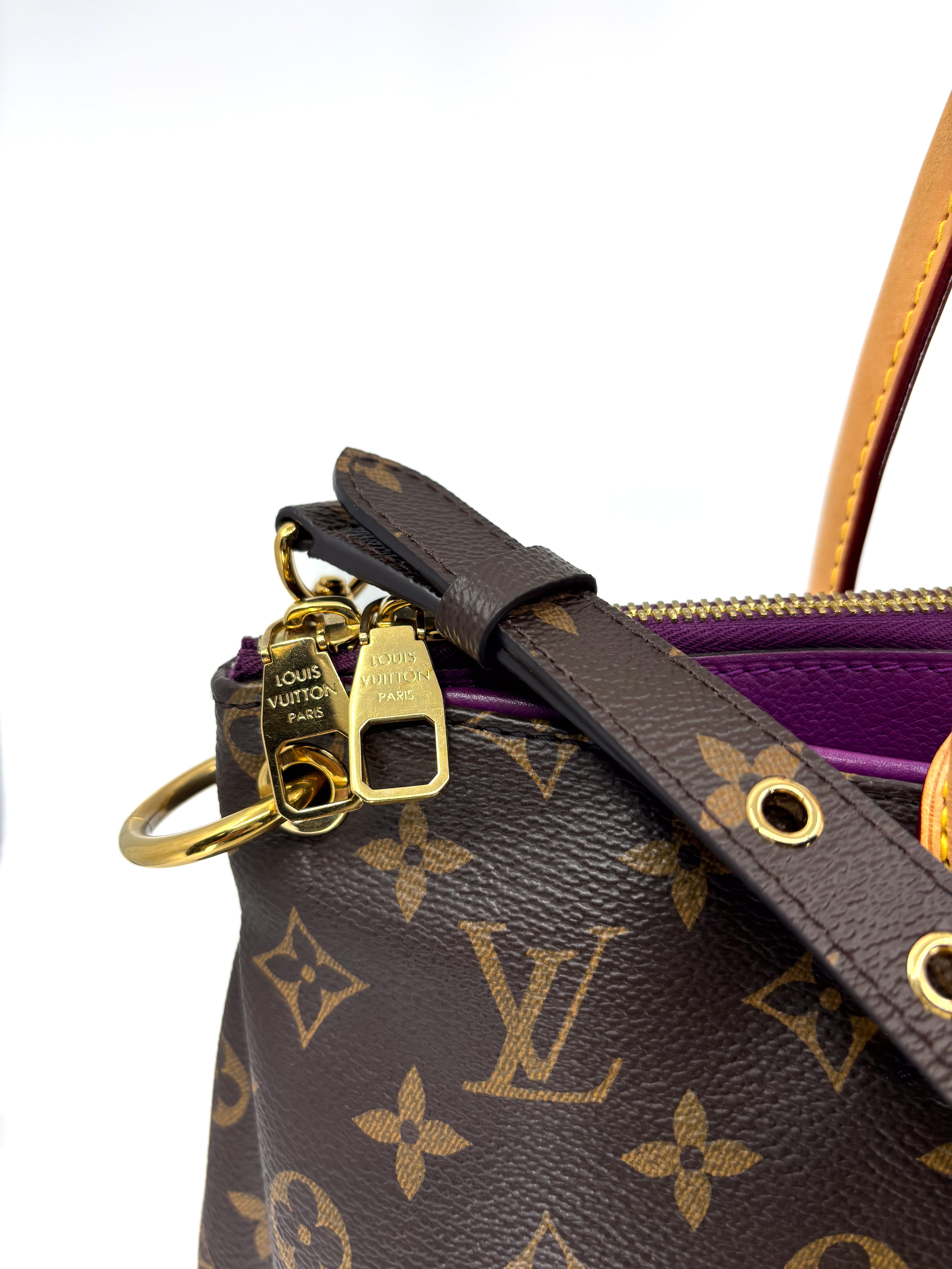 Louis Vuitton Pallas Tote Bag in Aurore Monogram Canvas