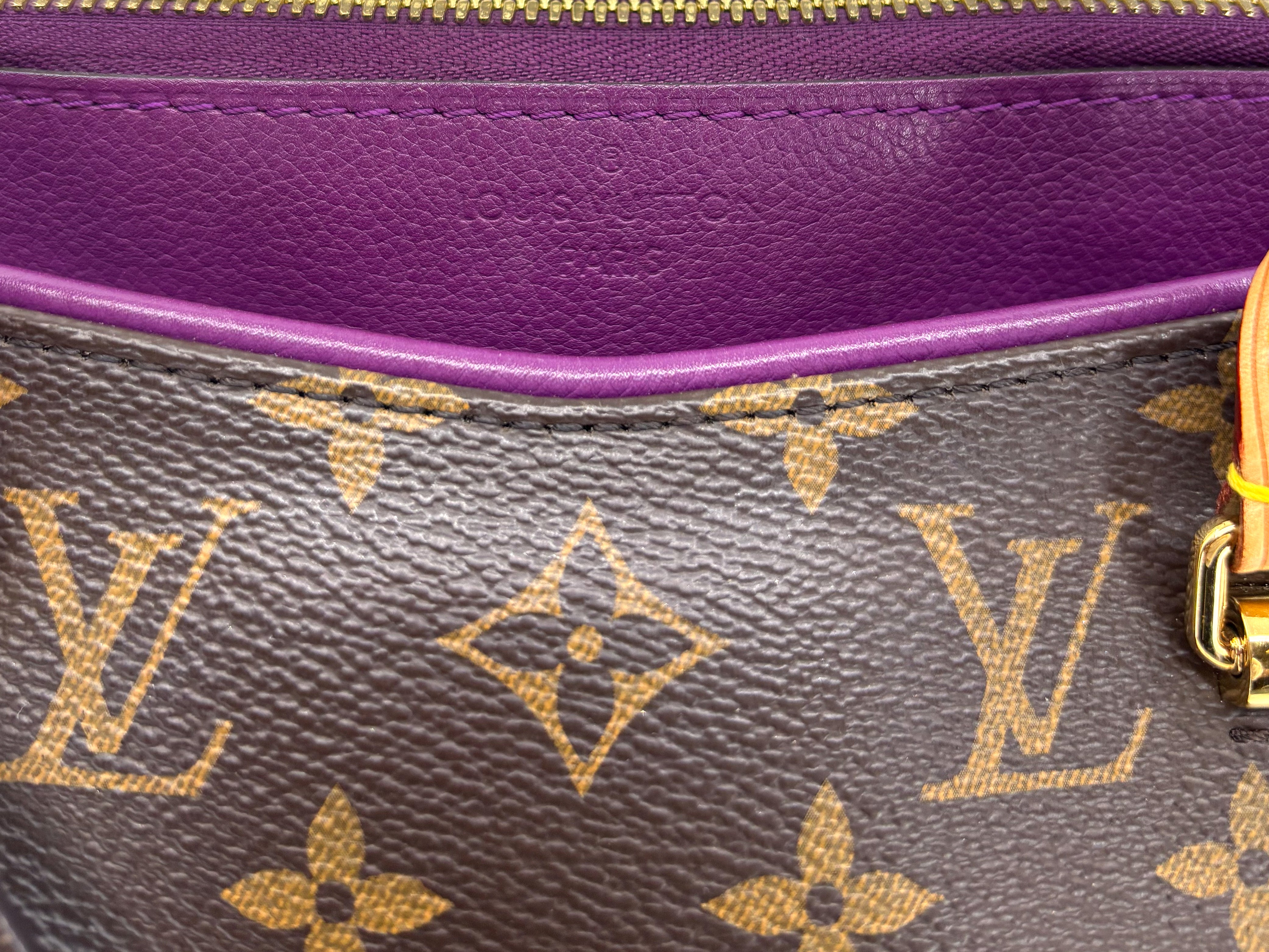 Louis Vuitton Pallas Tote Bag in Aurore Monogram Canvas