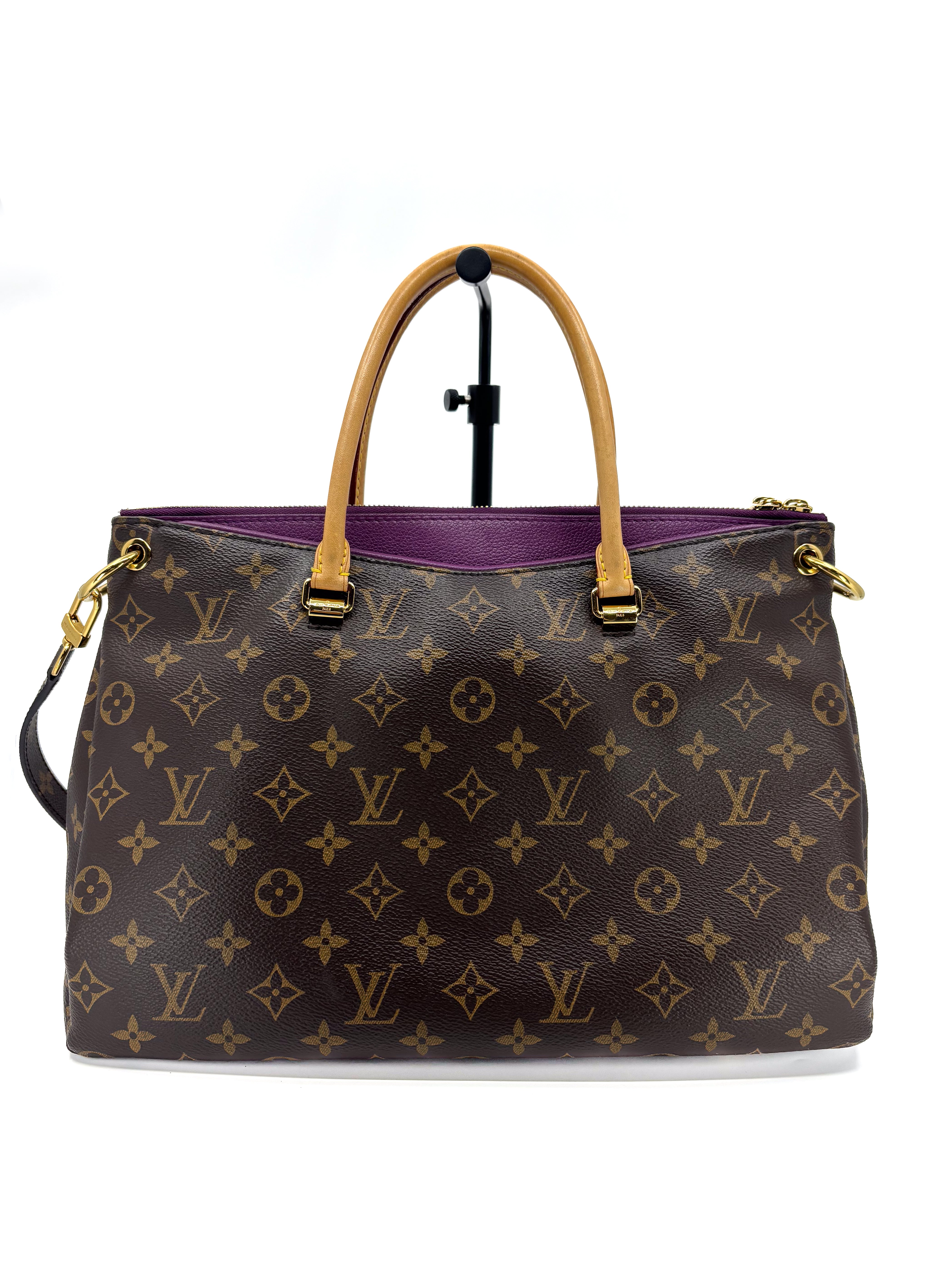 Louis Vuitton Pallas Tote Bag in Aurore Monogram Canvas