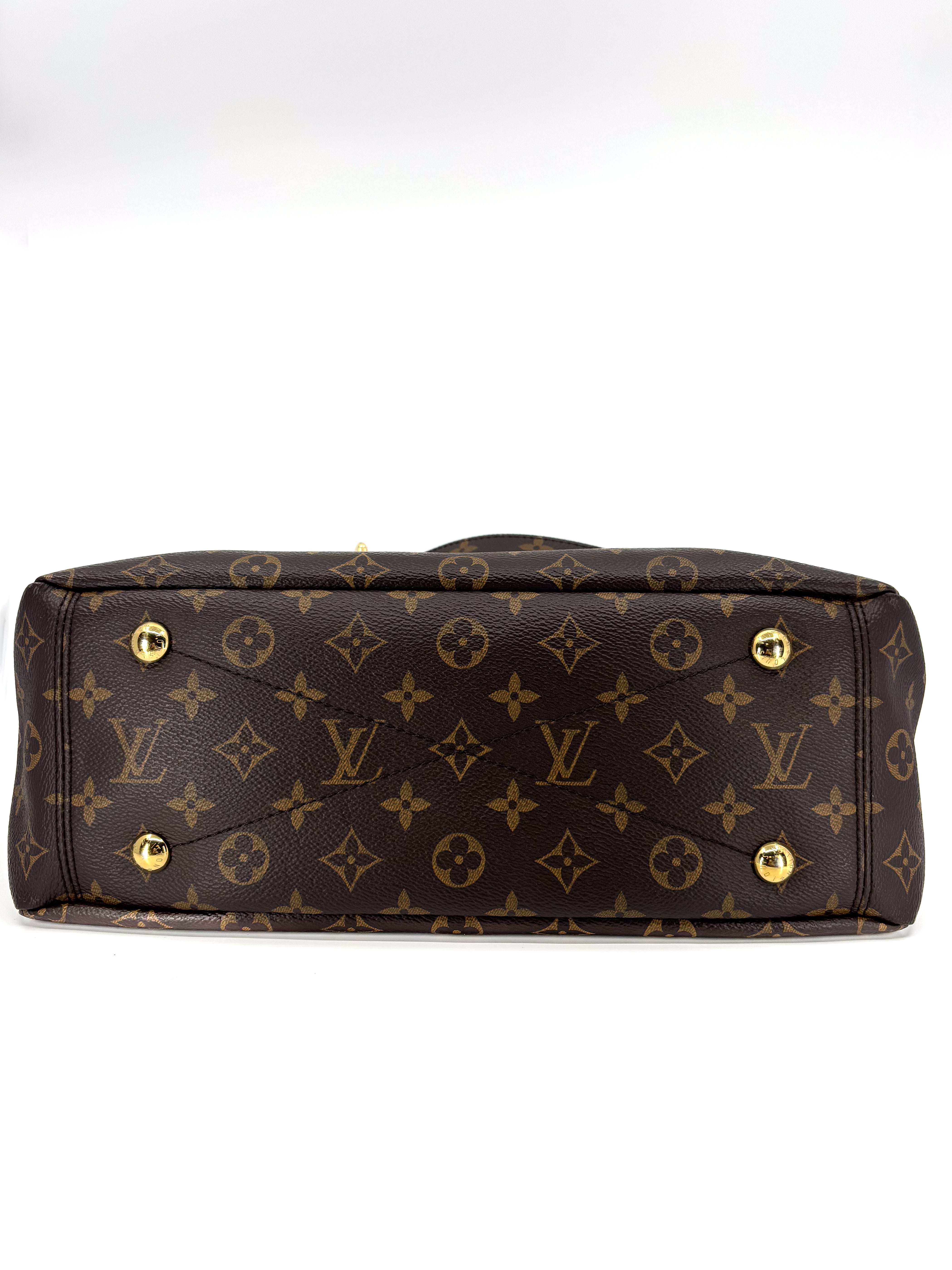 Louis Vuitton Pallas Tote Bag in Aurore Monogram Canvas