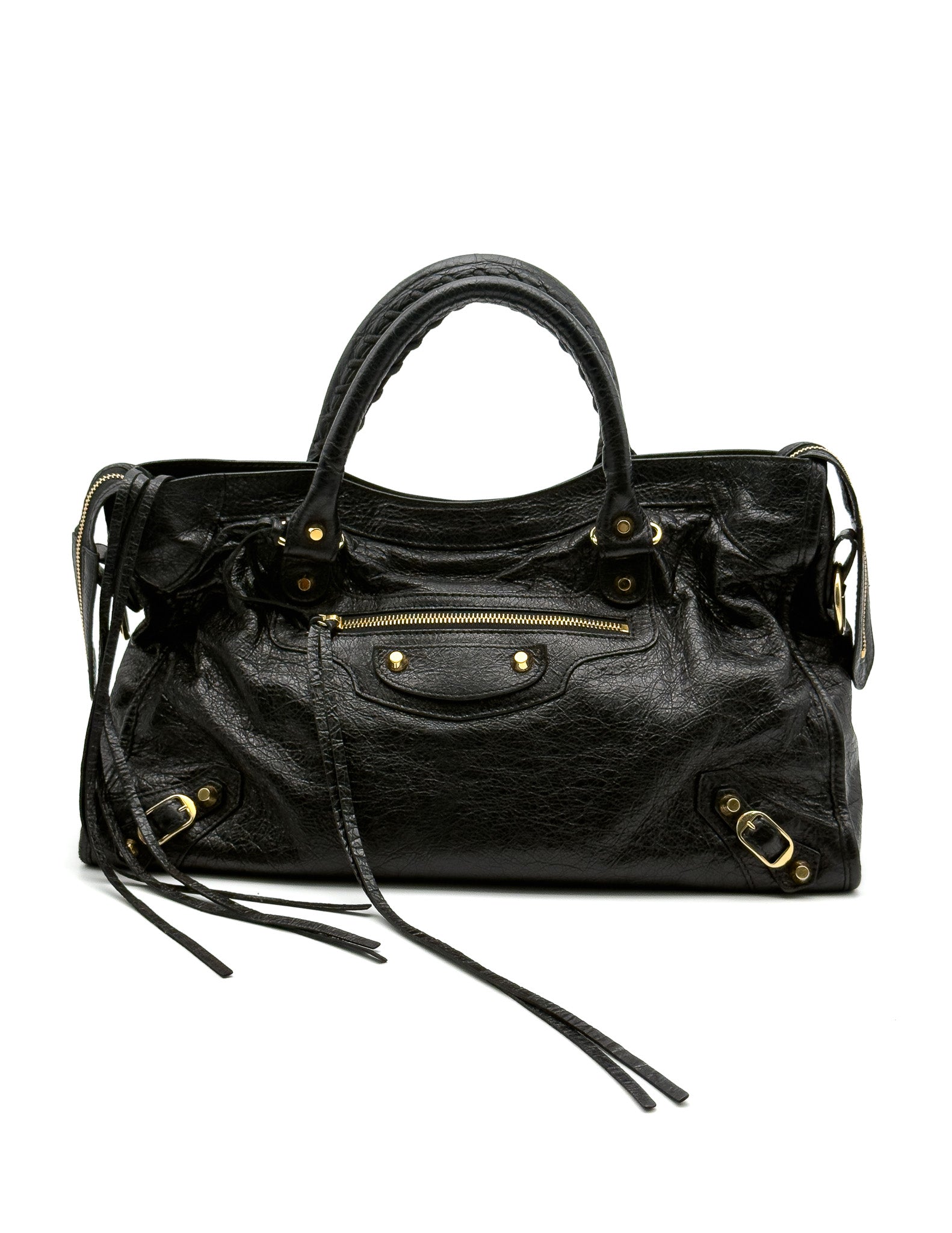Balenciaga Agneau Giant 12 City Black GHW