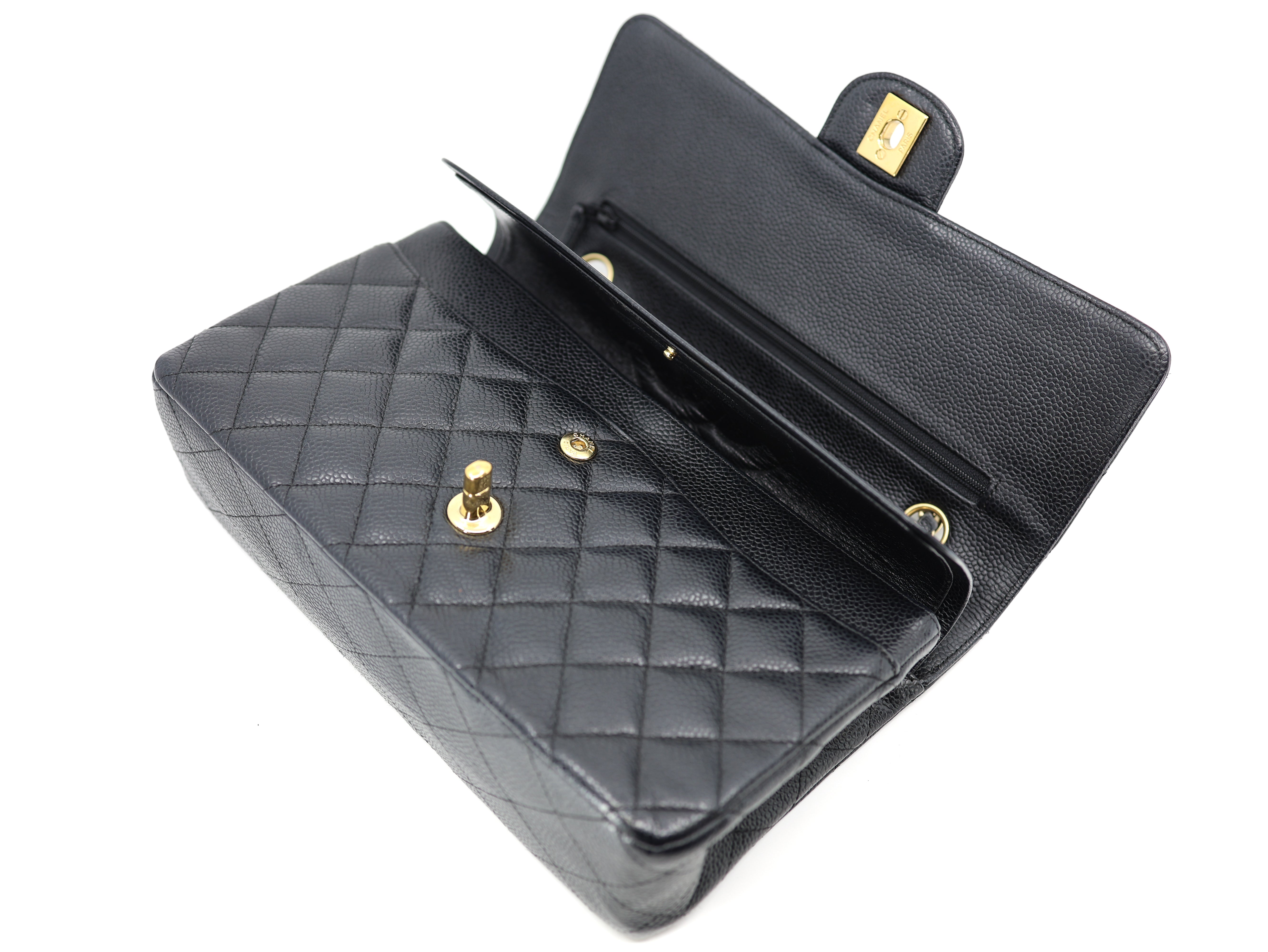 Chanel  Classic Medium Double Flap Caviar Quilted