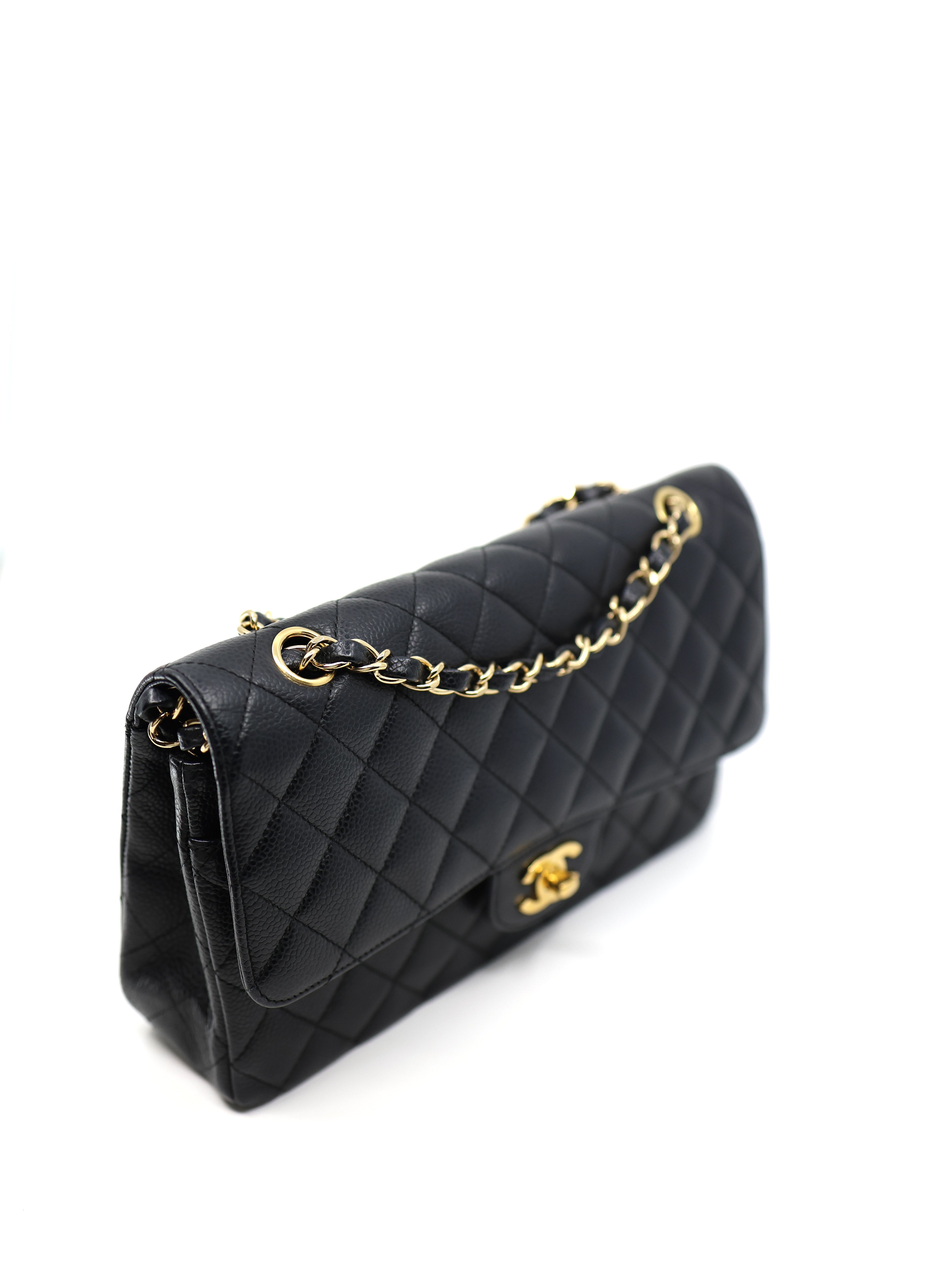 Chanel  Classic Medium Double Flap Caviar Quilted