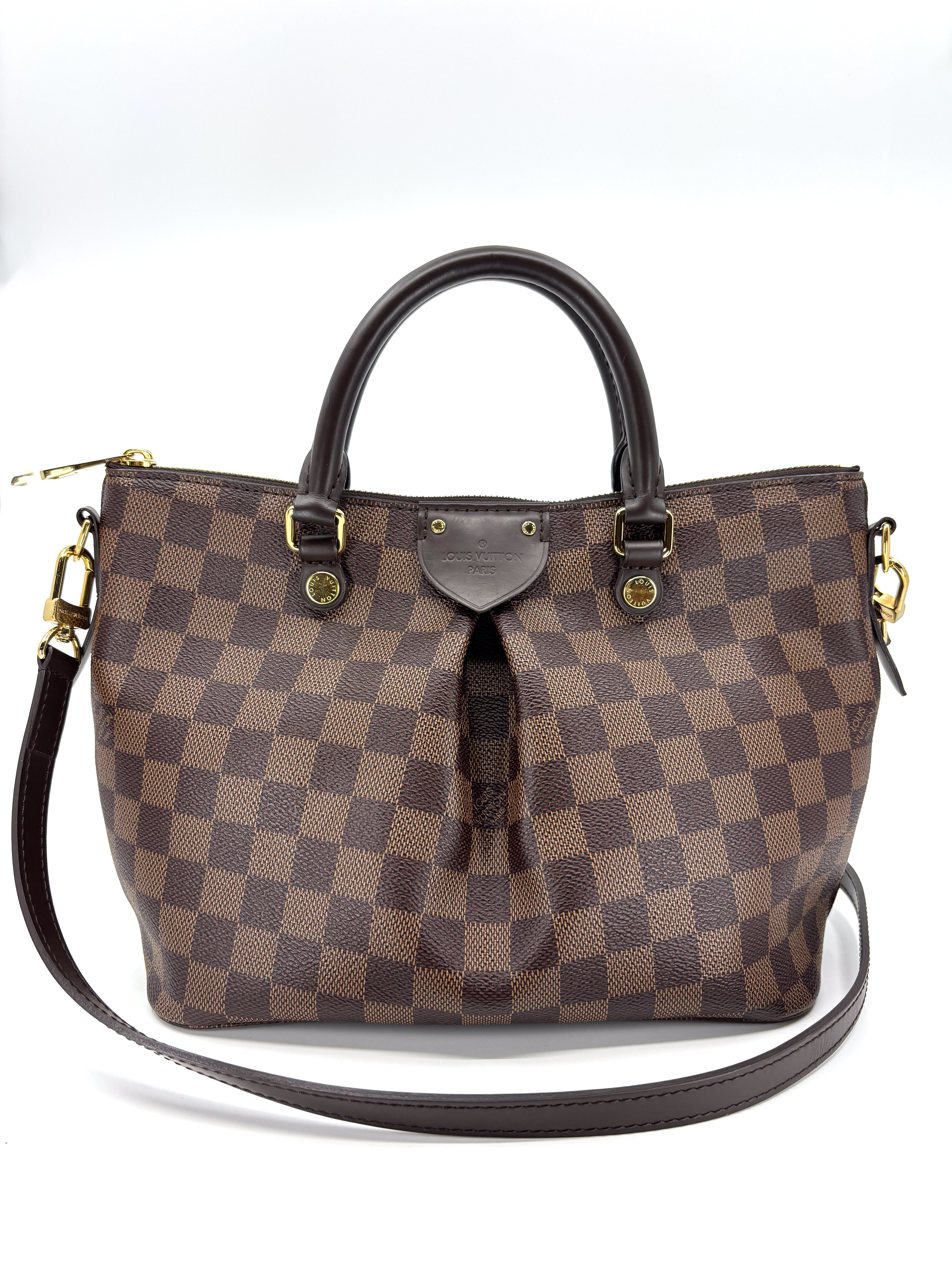 Louis Vuitton Siena PM Bag in Damier Ebene