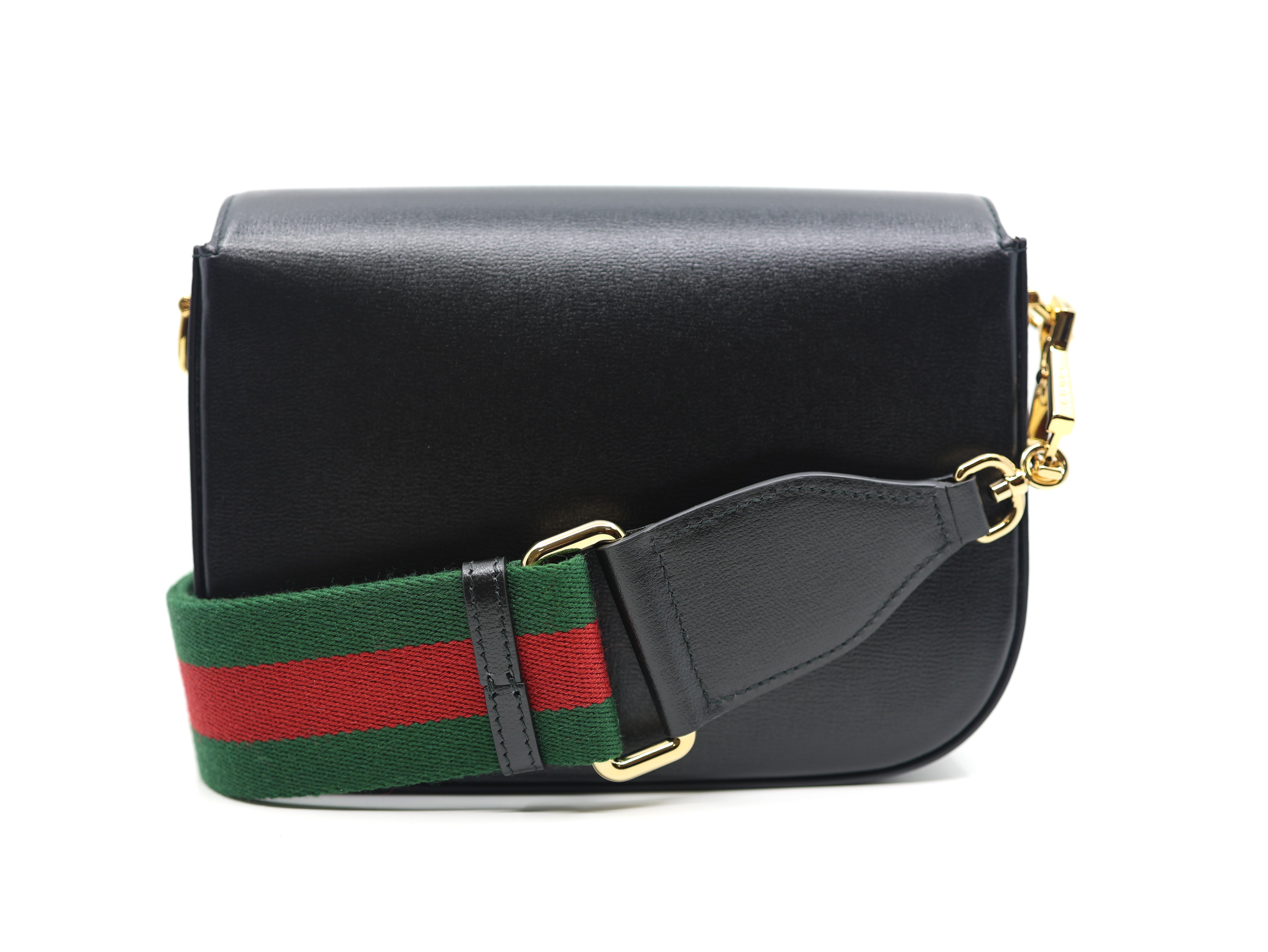 Gucci Horsebit 1955 mini shoulder bag black