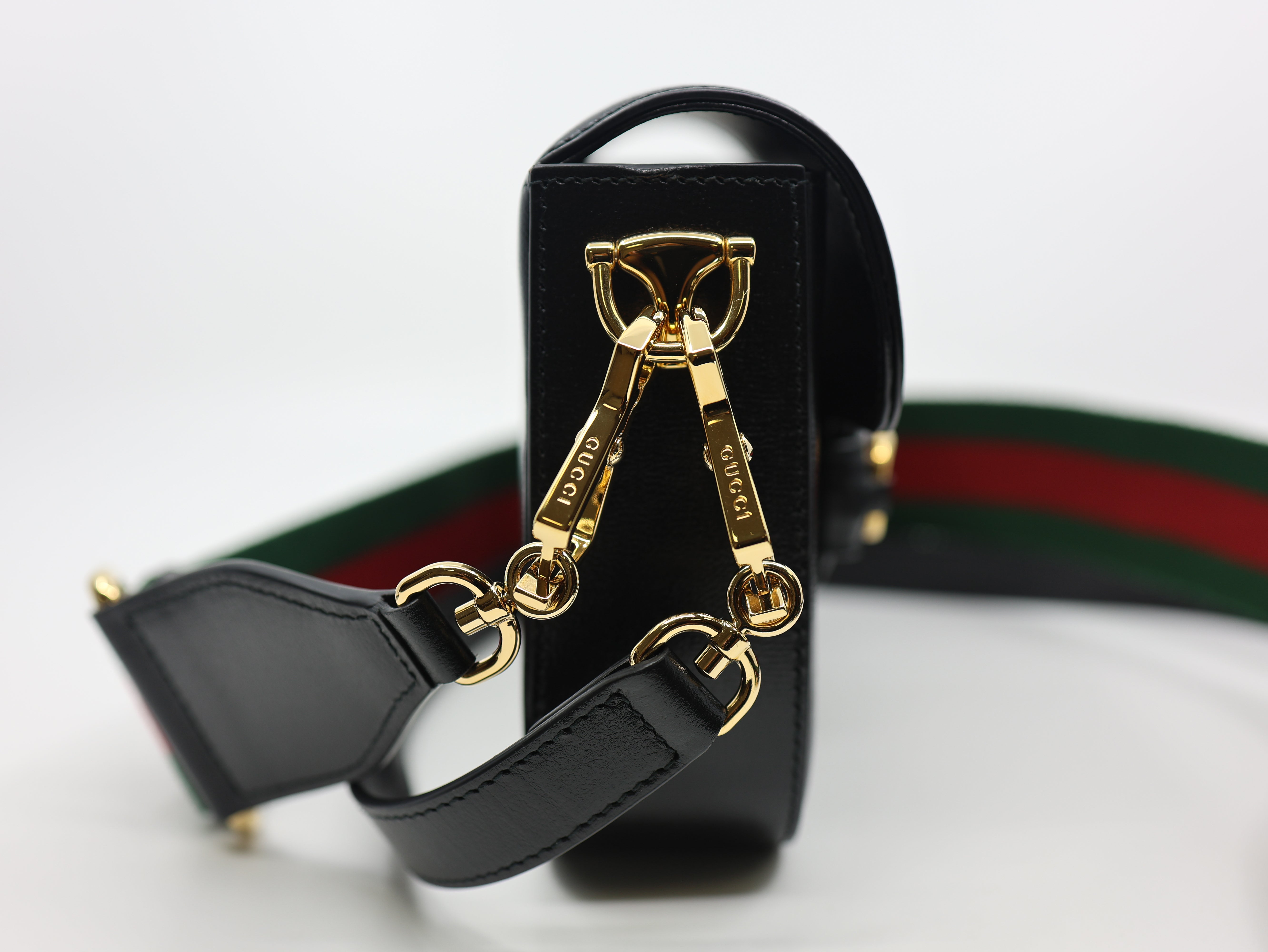 Gucci Horsebit 1955 mini shoulder bag black