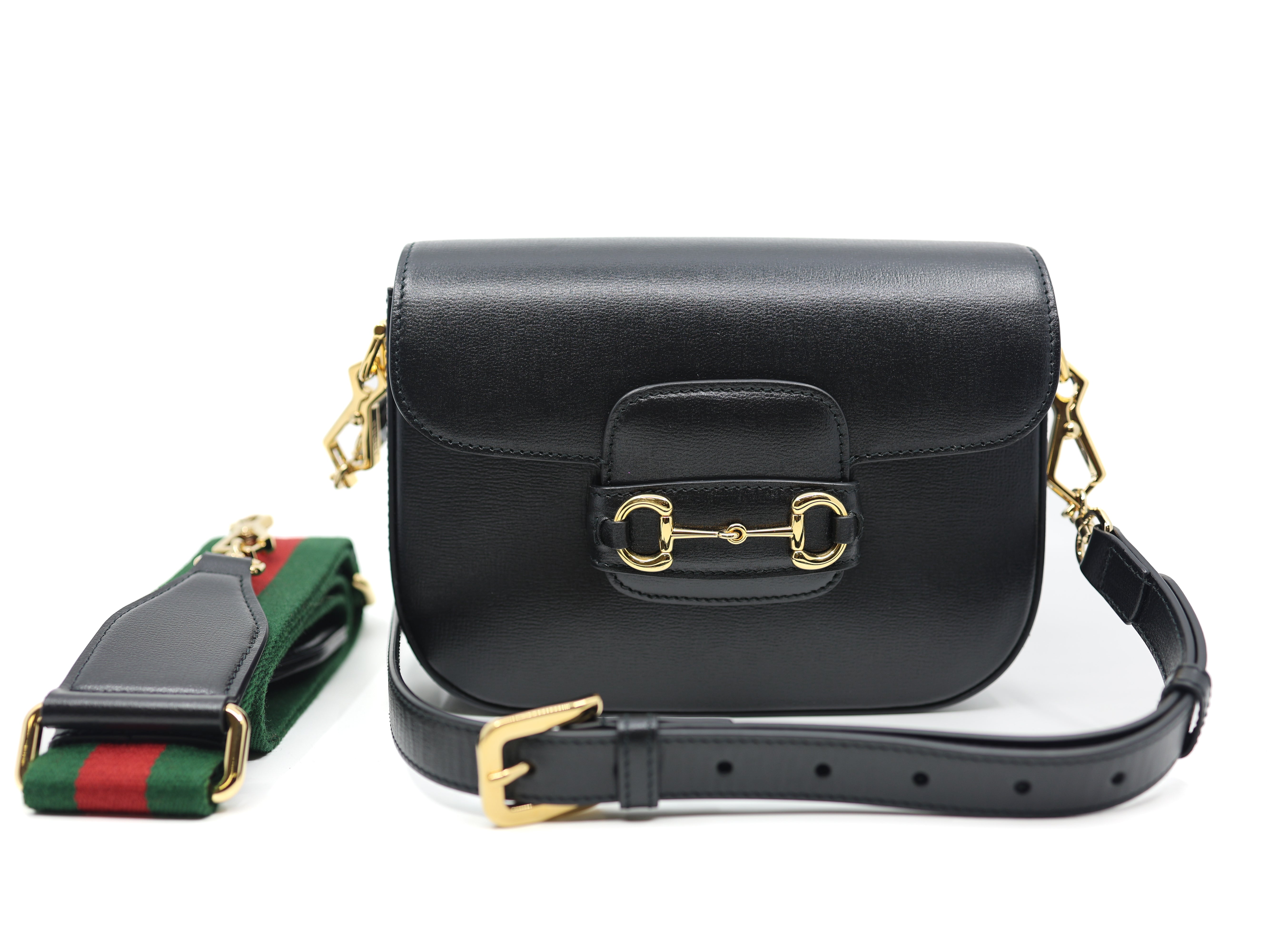 Gucci Horsebit 1955 mini shoulder bag black