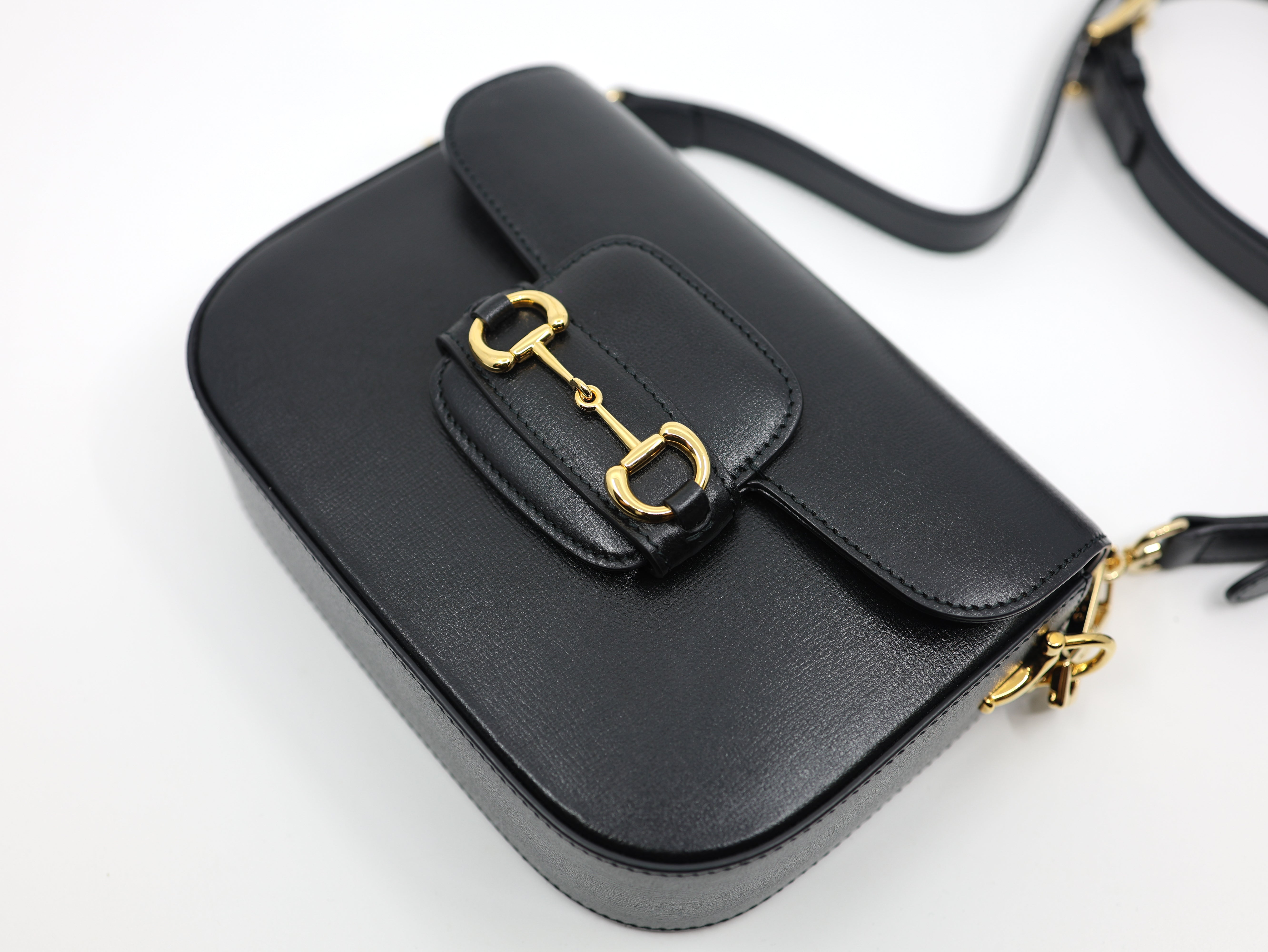 Gucci Horsebit 1955 mini shoulder bag black