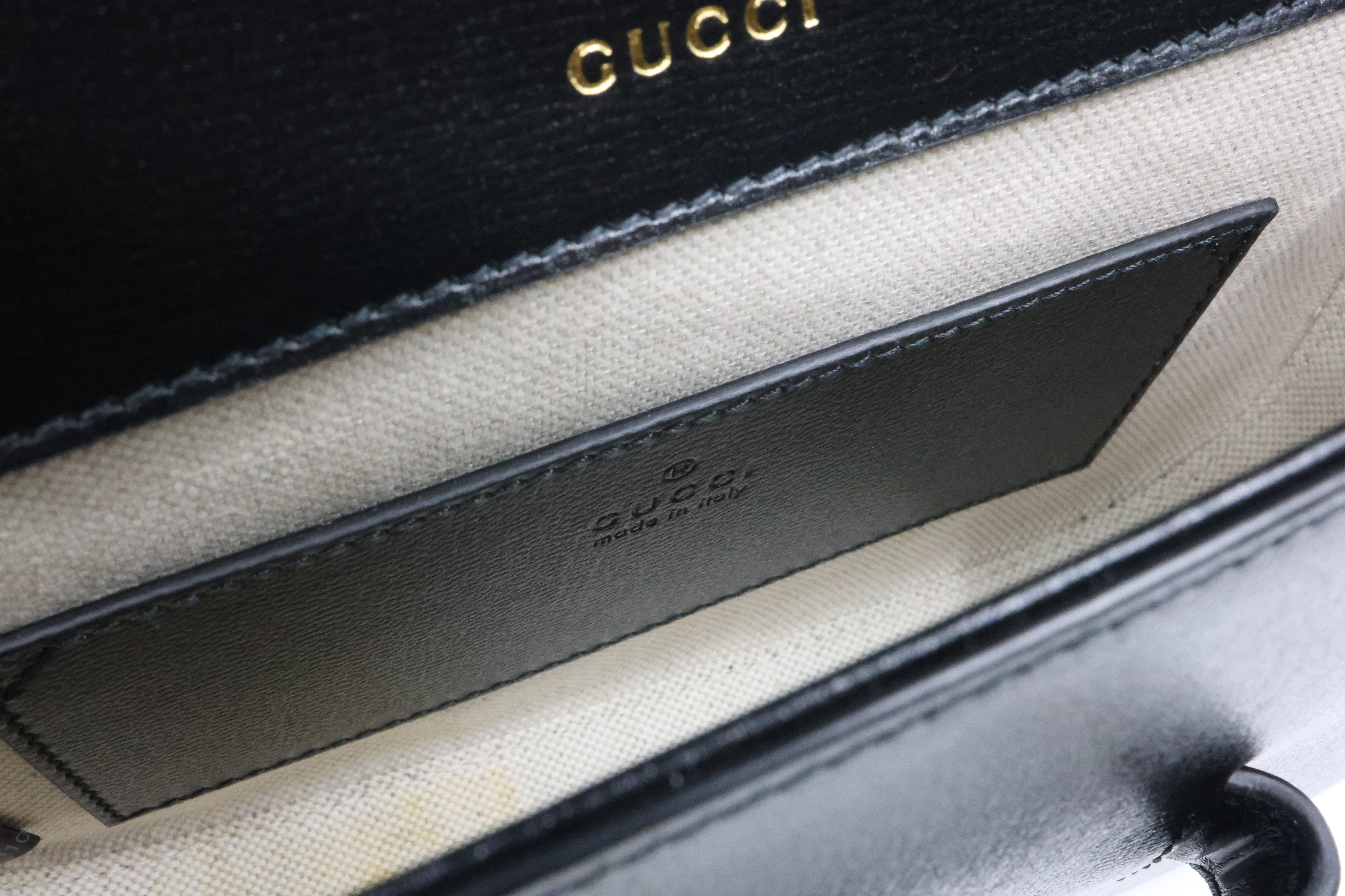 Gucci Horsebit 1955 mini shoulder bag black