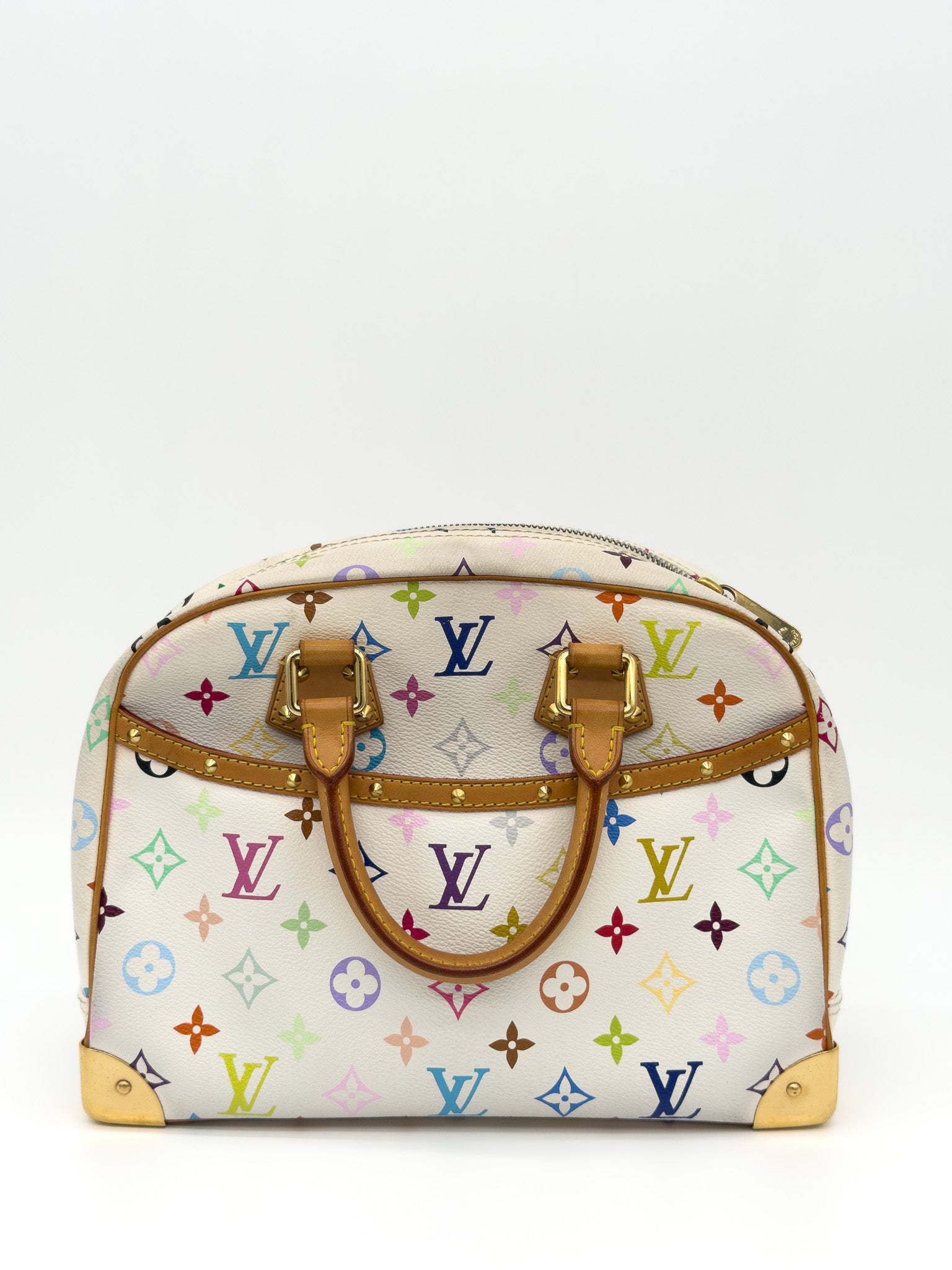 Louis Vuitton Monogram Multicolor Trouville White