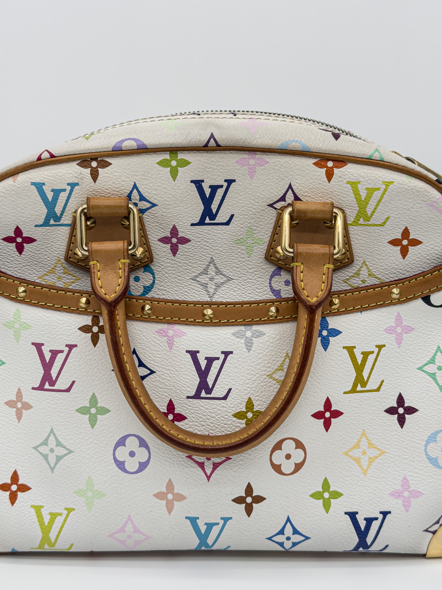 Louis Vuitton Monogram Multicolor Trouville White