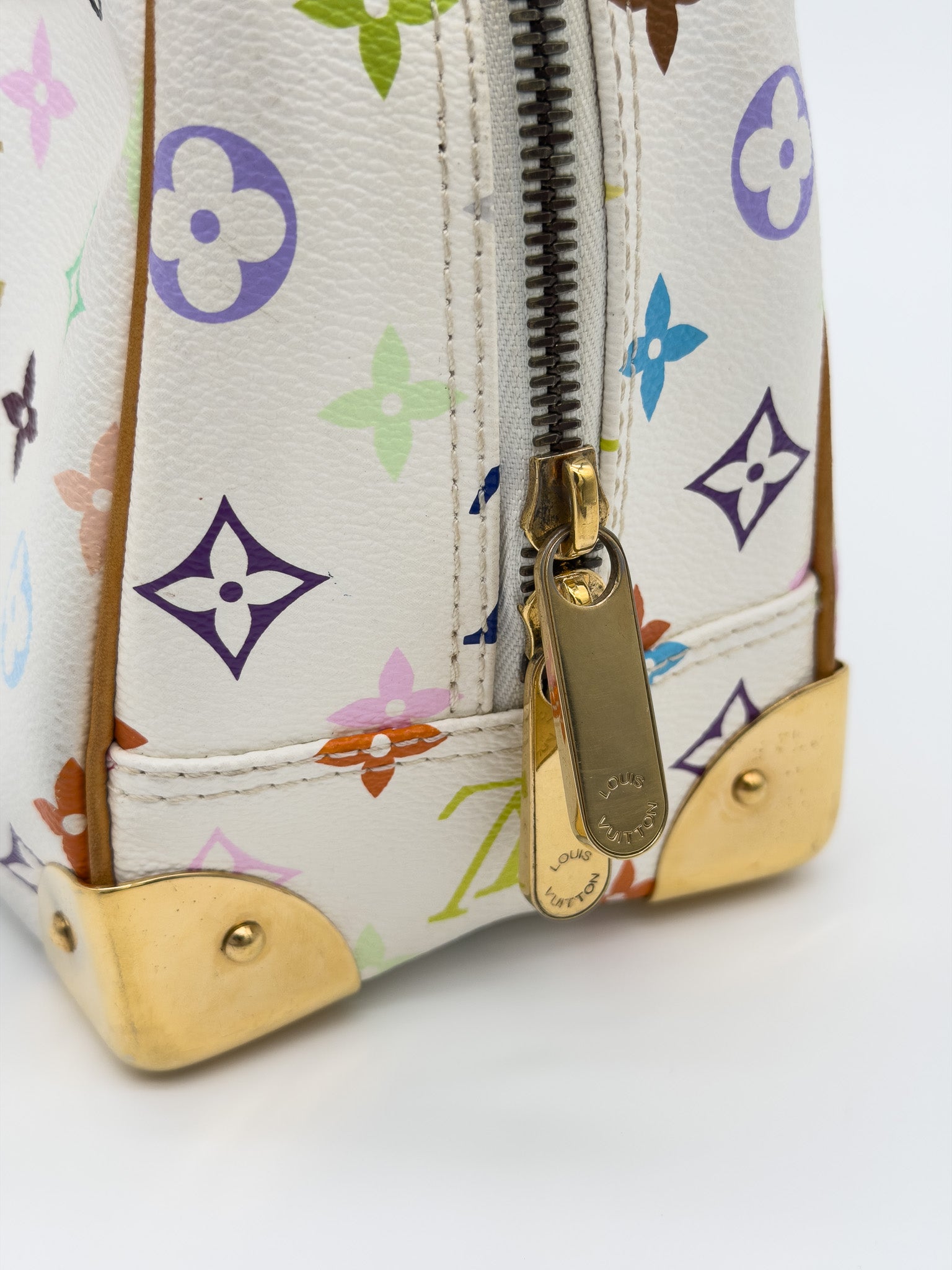 Louis Vuitton Monogram Multicolor Trouville White