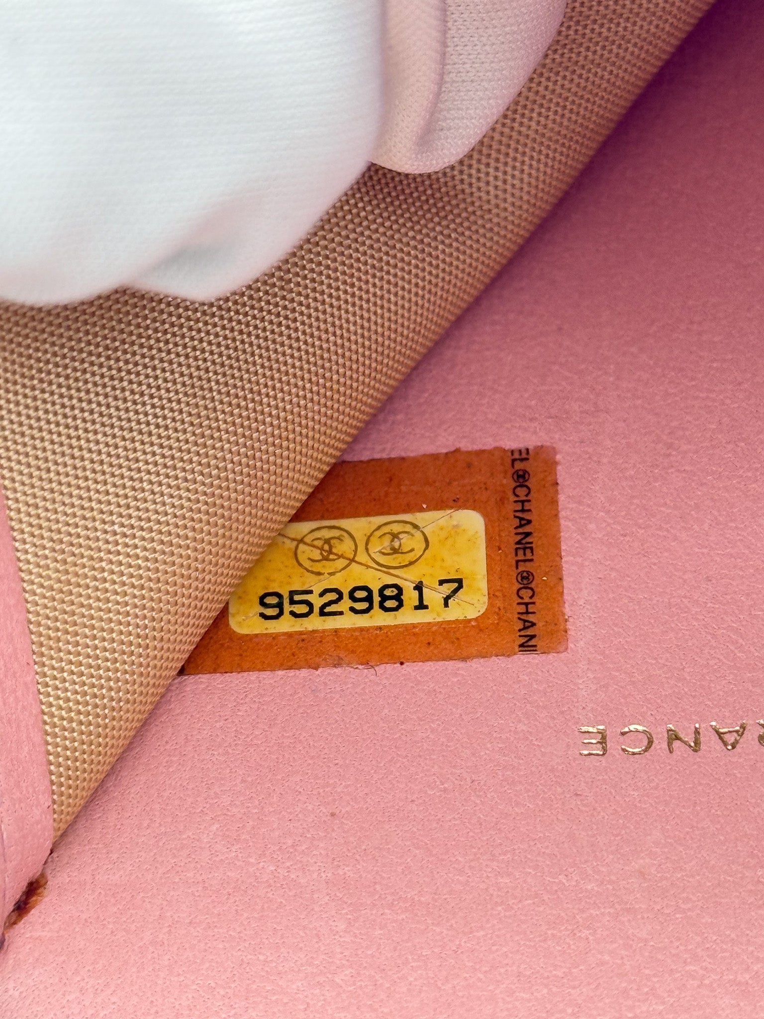 Chanel Wallet Pink Caviar Trifold