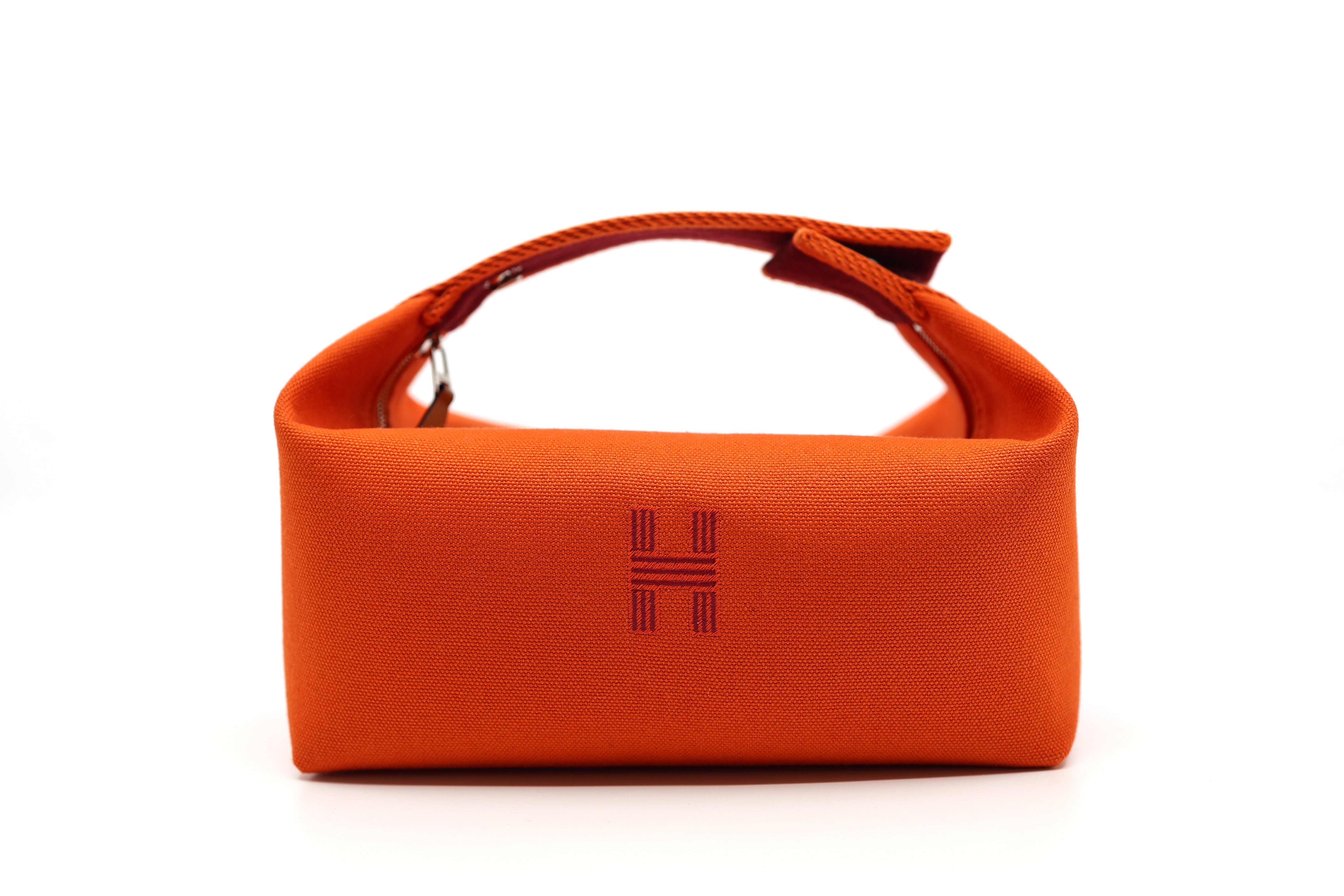 Hermes Canvas Small Bride-A-Brac Pouch