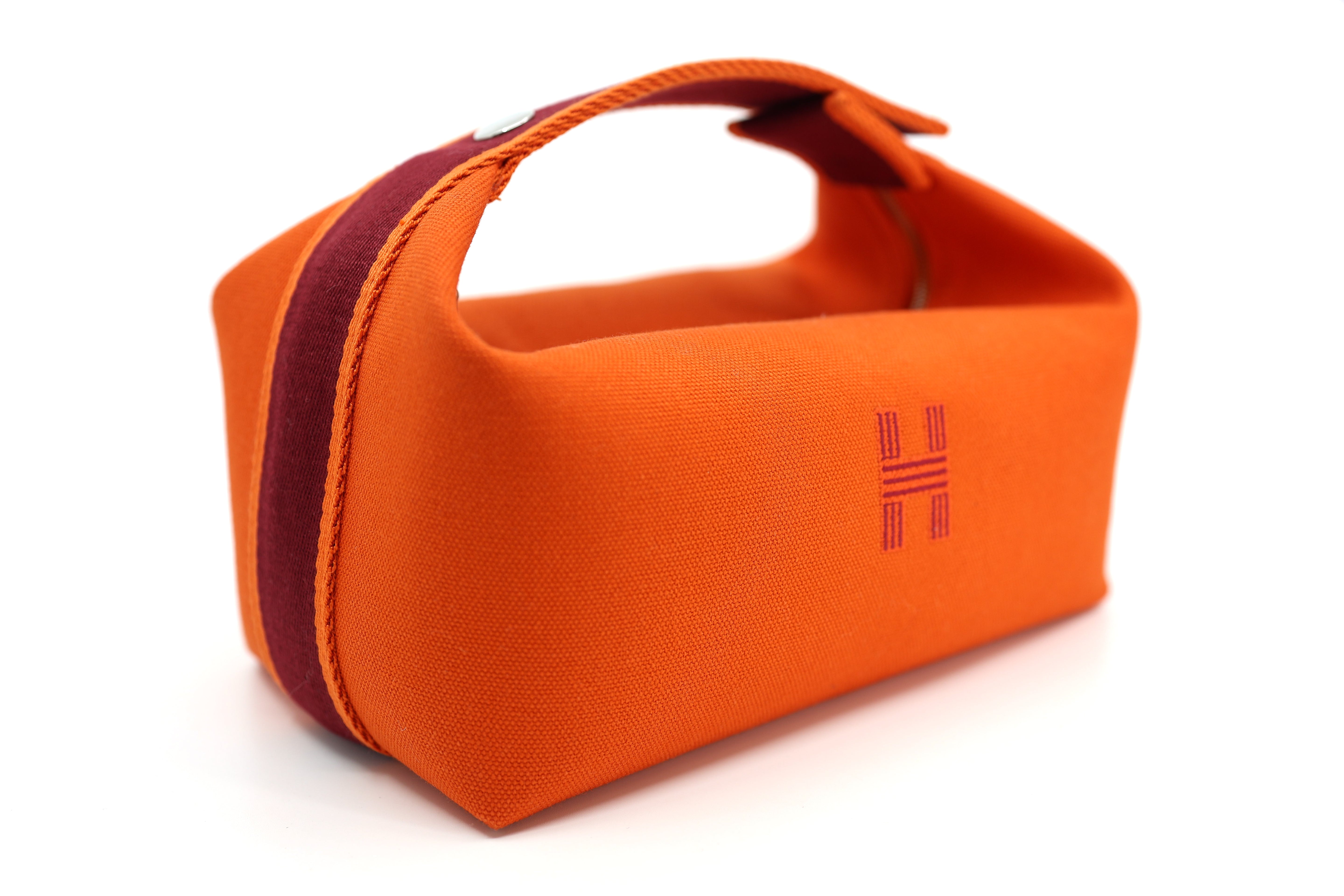 Hermes Canvas Small Bride-A-Brac Pouch