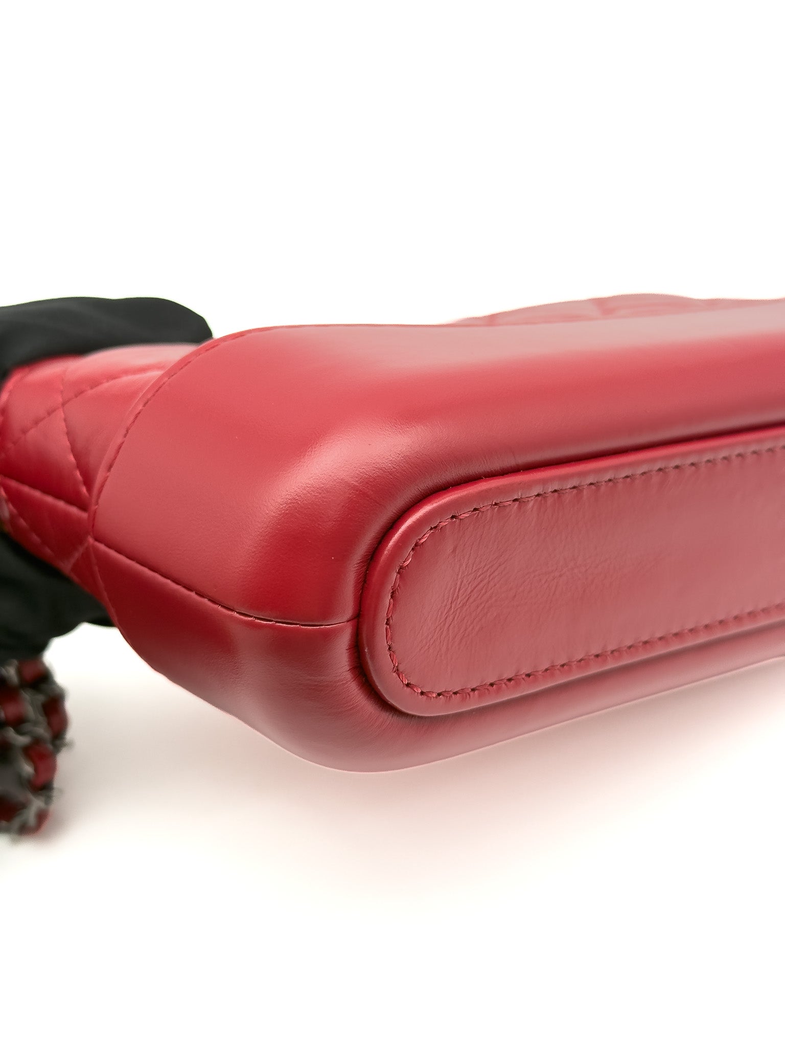 Chanel Gabrielle Double Zip with Chain Red