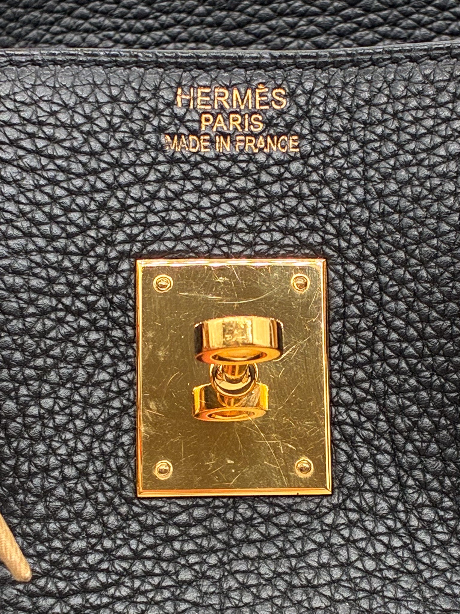 Hermes Togo Birkin 35 Black GHW