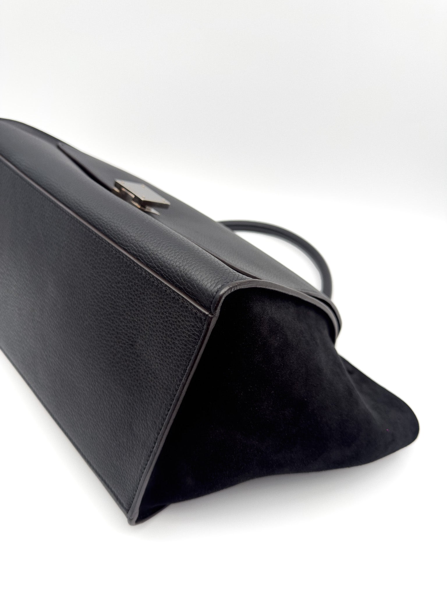 Celine Trapeze Bag Leather Medium Black