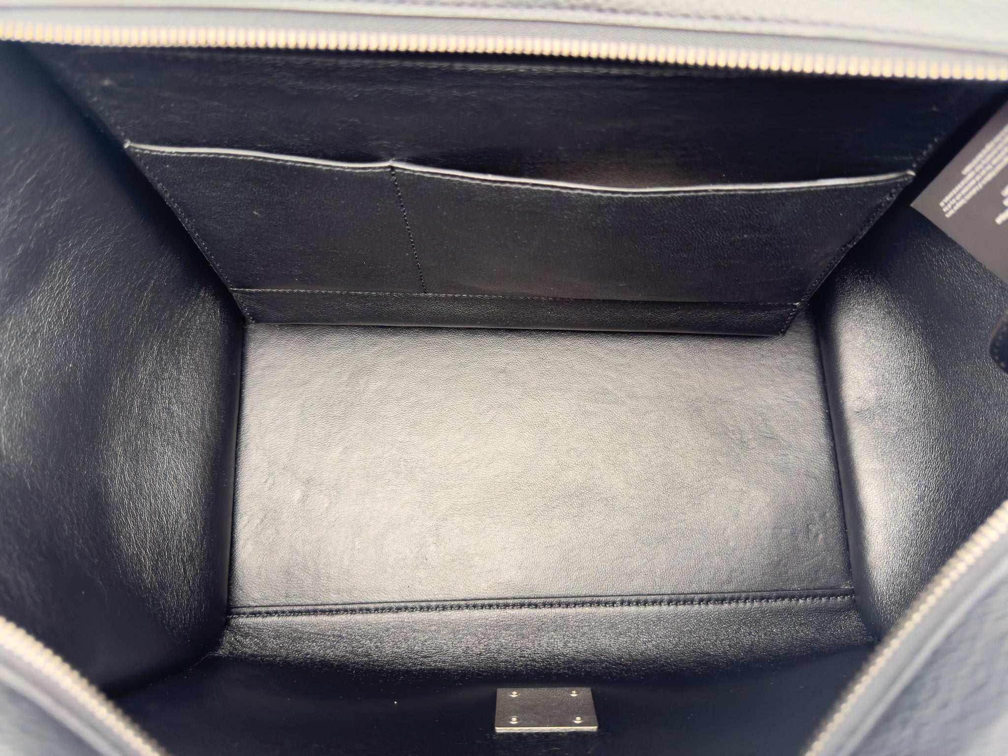 Celine Trapeze Bag Leather Medium Black