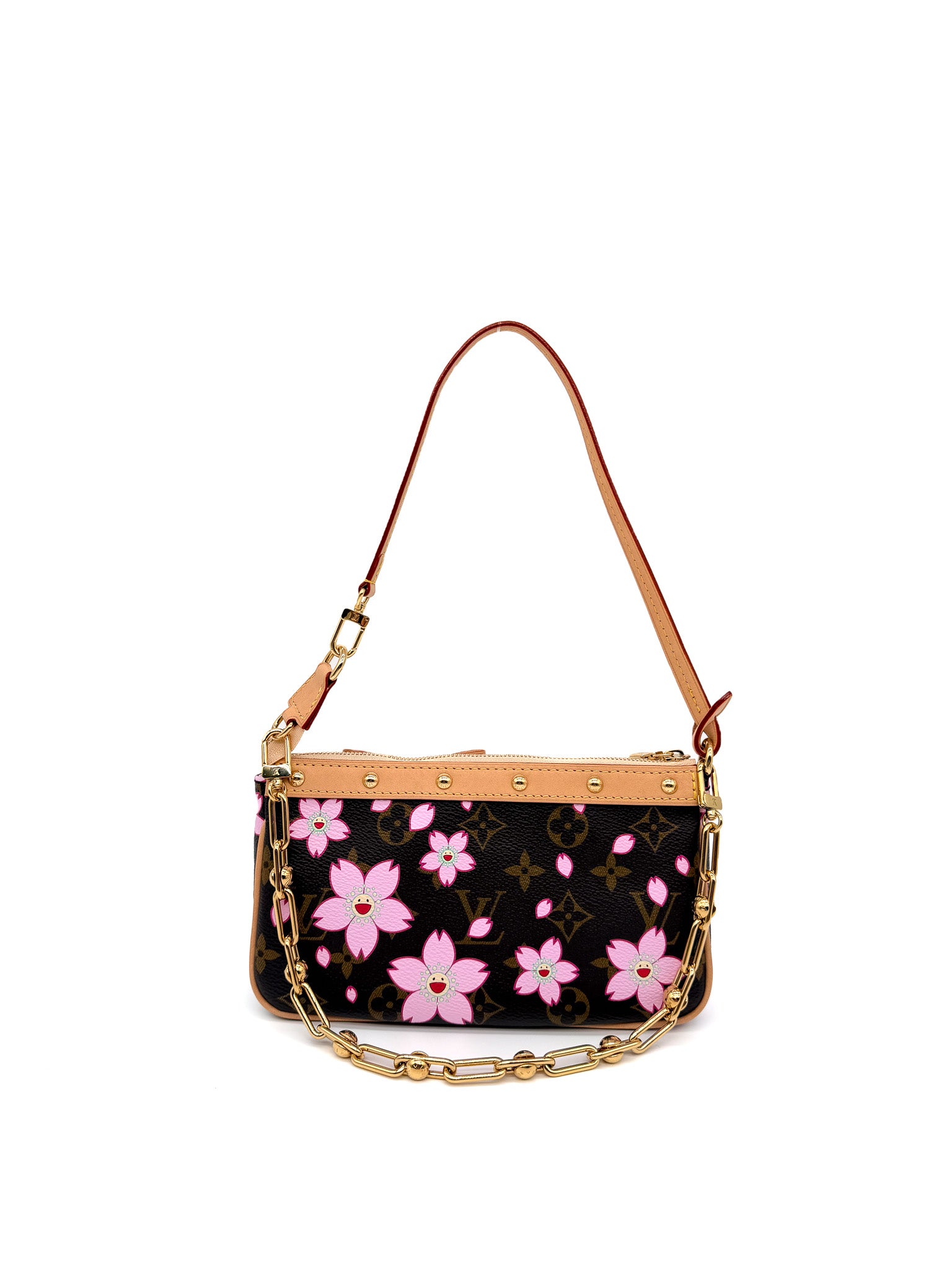 Louis Vuitton x Takashi Murakami Cherry Blossom Pochette Accessoires handbag