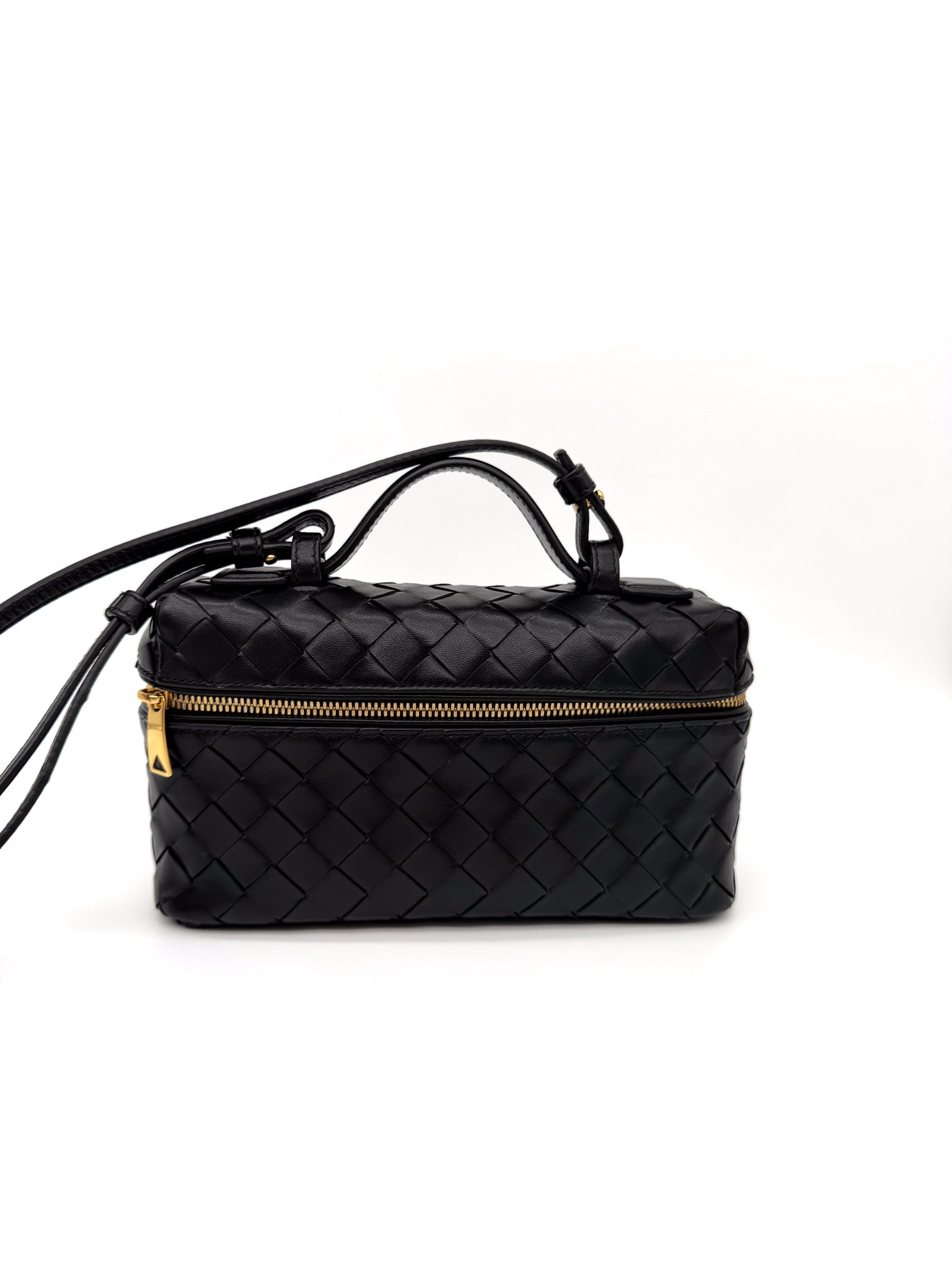 Bottega Veneta Calfskin Intrecciato Bang Bang Vanity Case