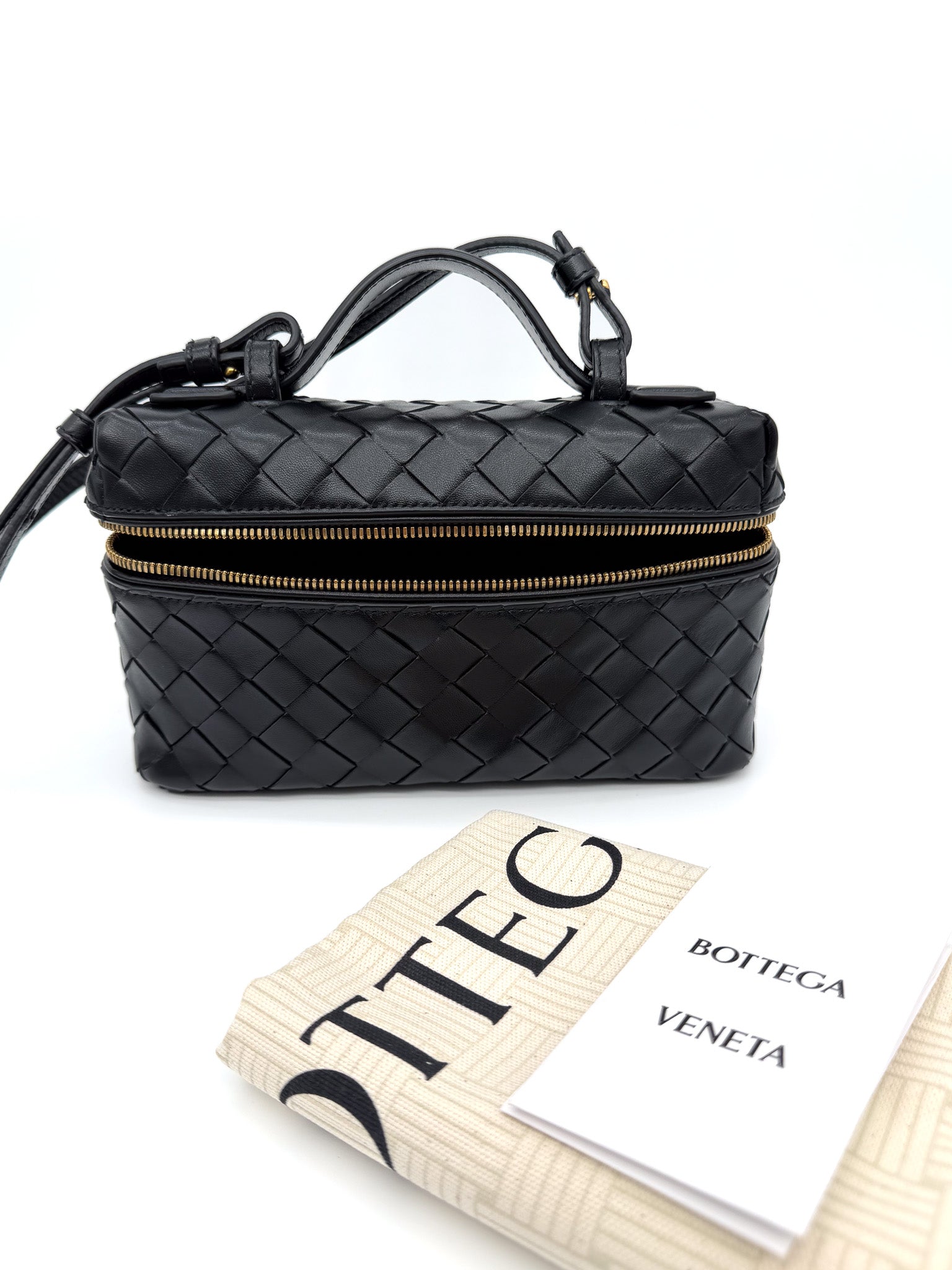 Bottega Veneta Calfskin Intrecciato Bang Bang Vanity Case