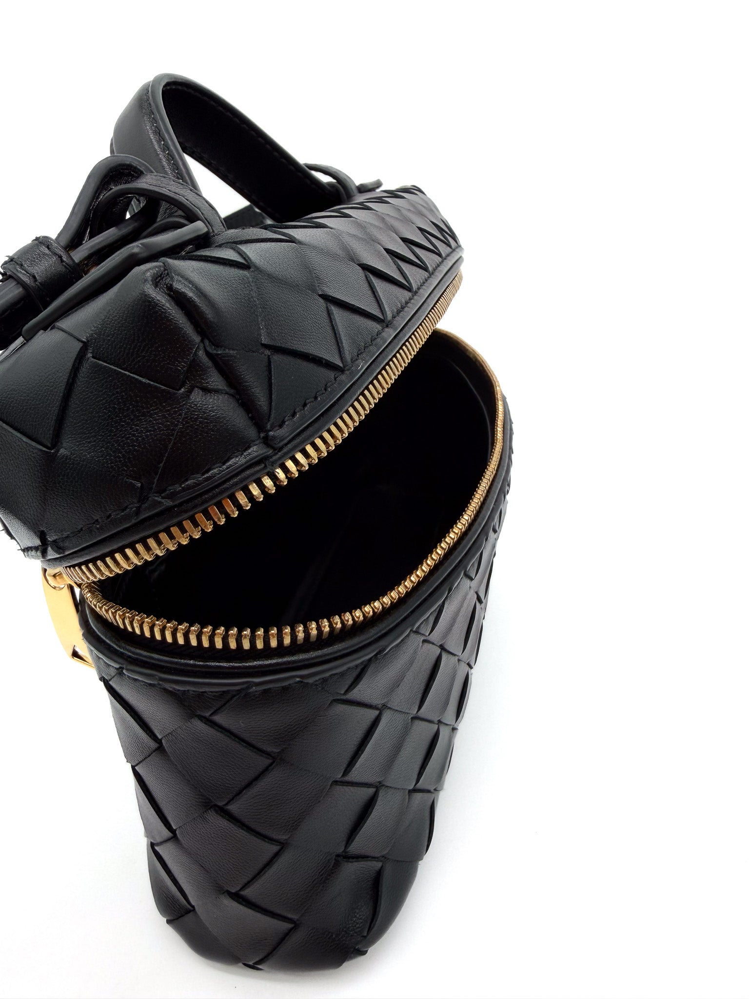 Bottega Veneta Calfskin Intrecciato Bang Bang Vanity Case