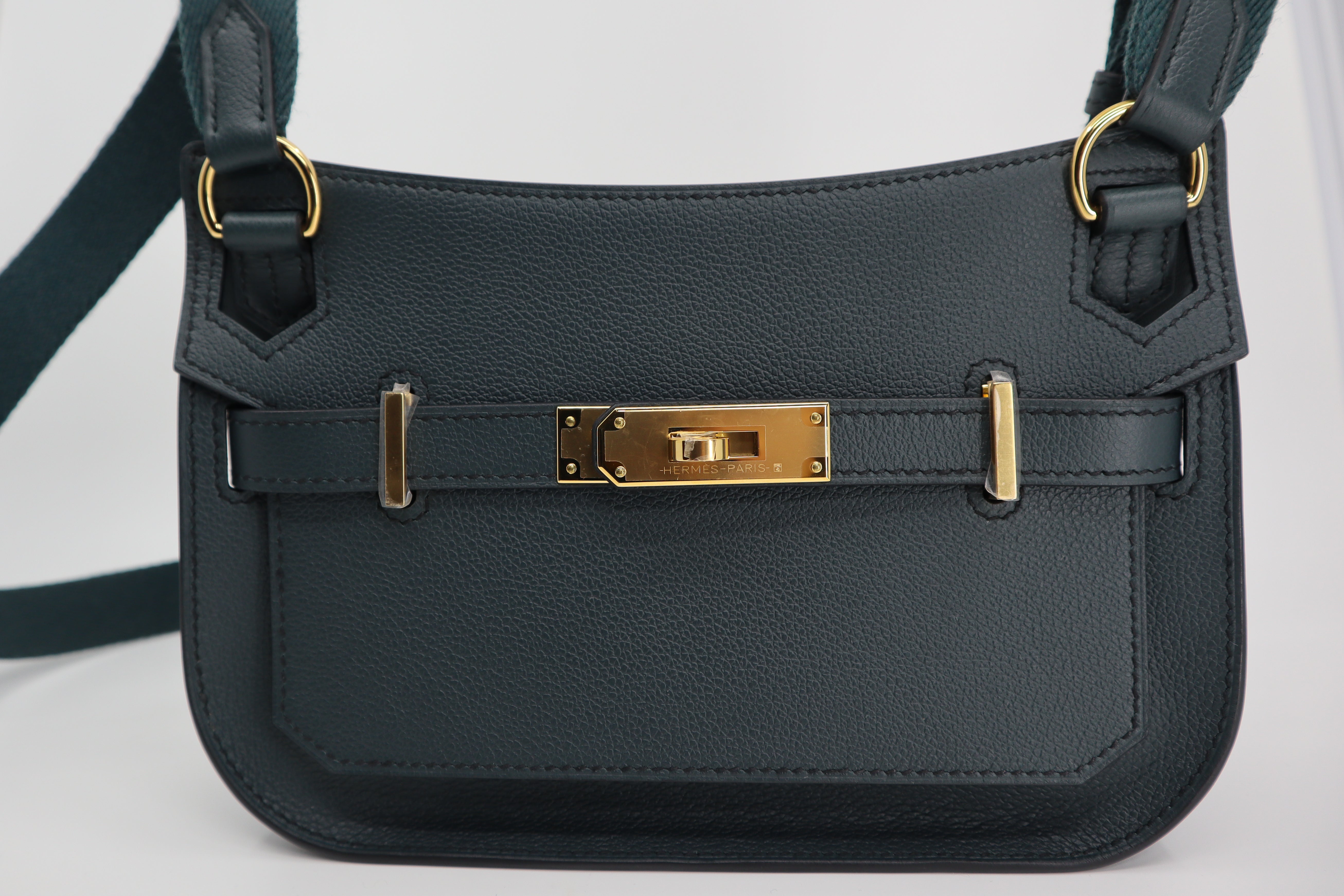 Hermes Jypsiere Mini Vert Cyprès Gold Hardware