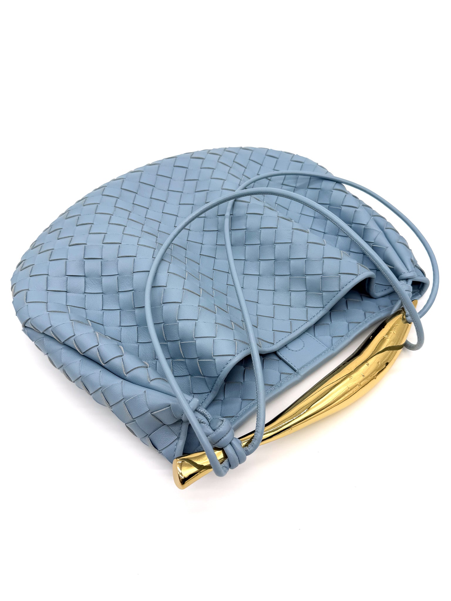 Bottega Veneta Medium Sardine Ice Intrecciato Leather Bag