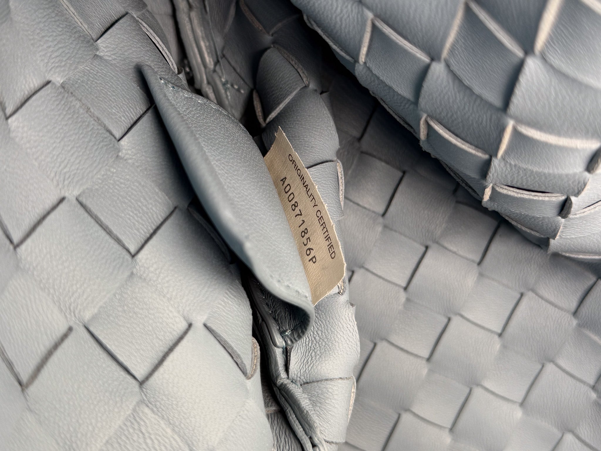 Bottega Veneta Medium Sardine Ice Intrecciato Leather Bag
