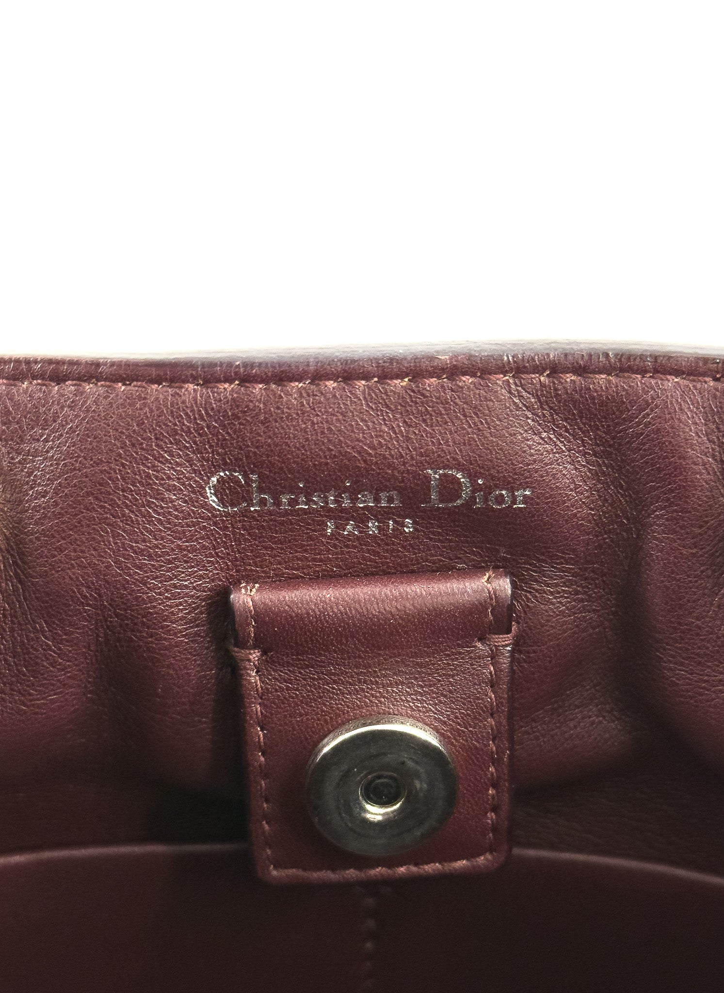 CHRISTIAN DIOR Calfskin Small Diorissimo Tote Pink
