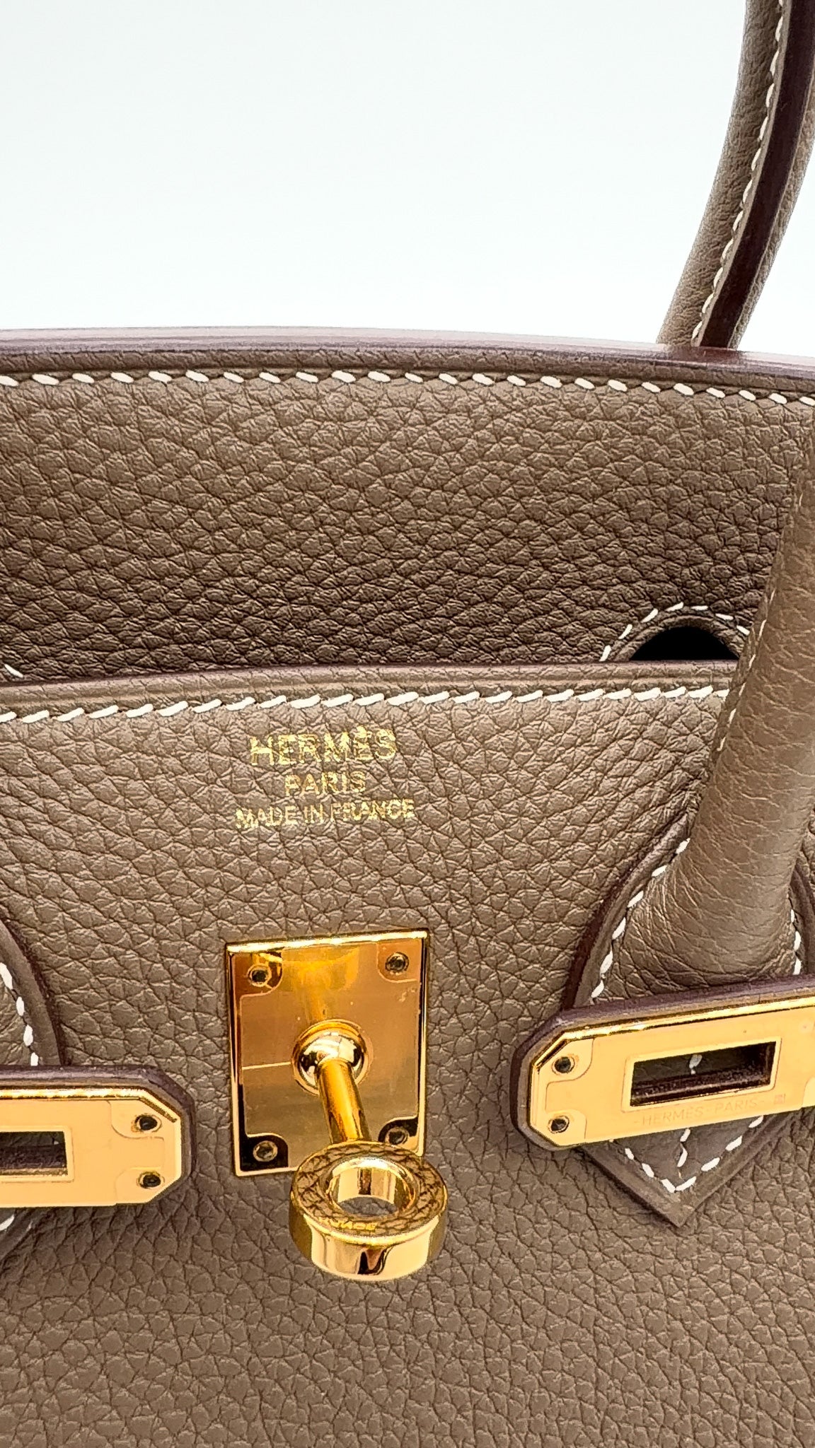 Hermes Togo Birkin 25 Etoupe