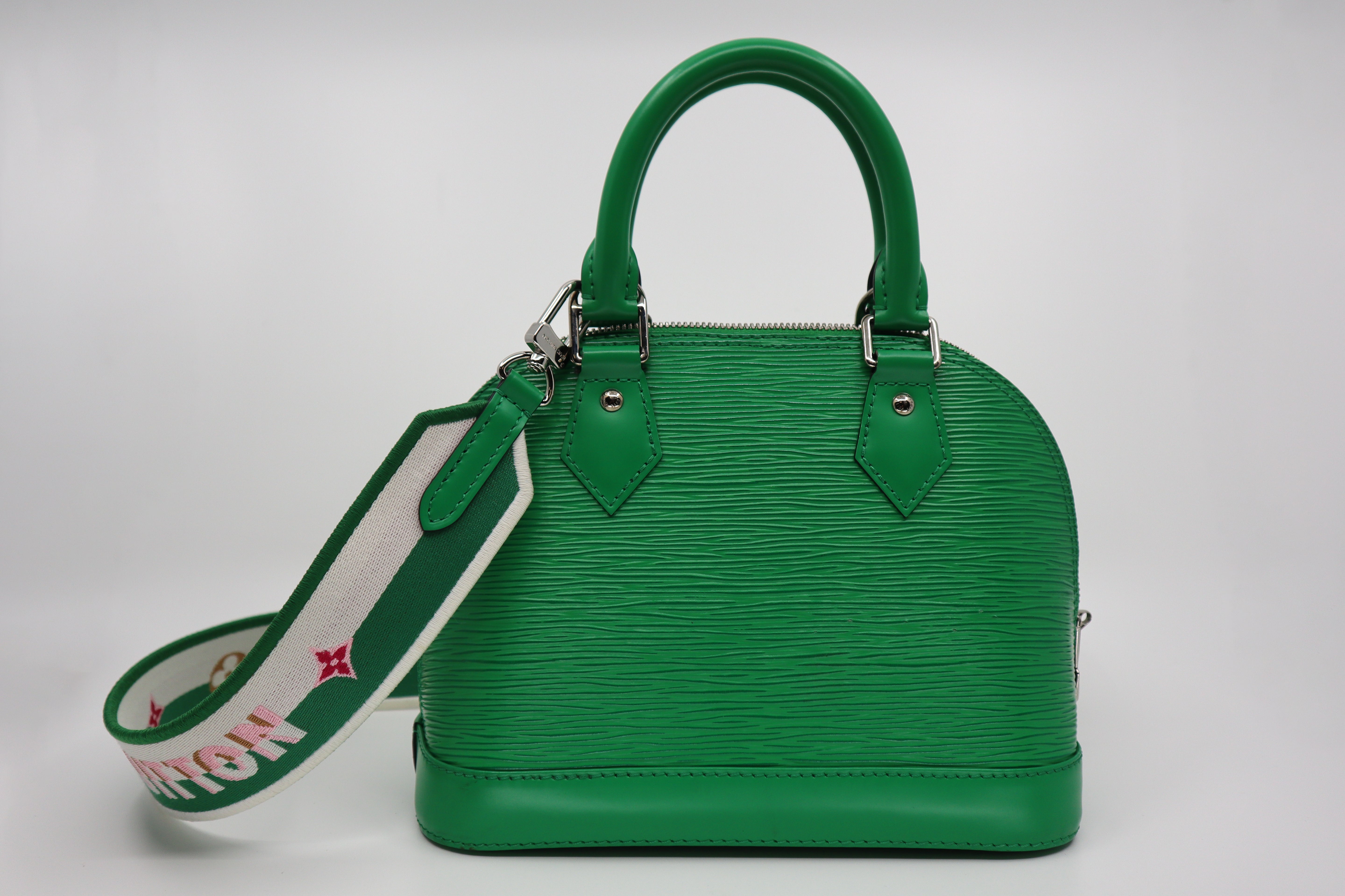 Louis Vuitton BB Alma Green Epi Leather (Microchip)