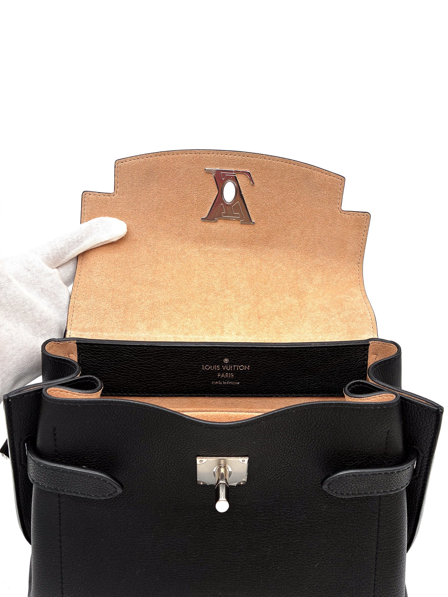 Louis Vuitton Lockme Ever BB Black Soft Calfskin
