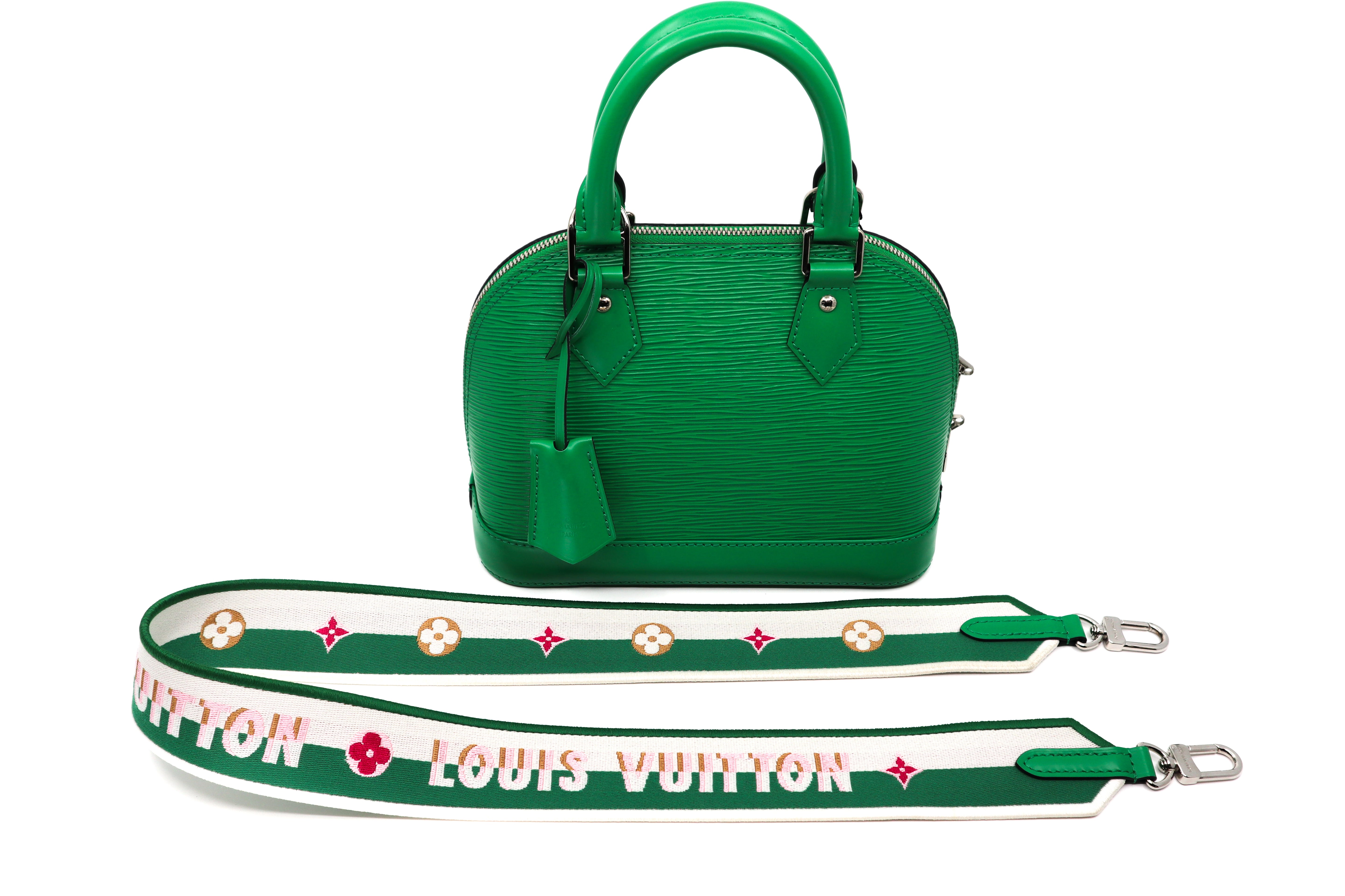 Louis Vuitton BB Alma Green Epi Leather (Microchip)